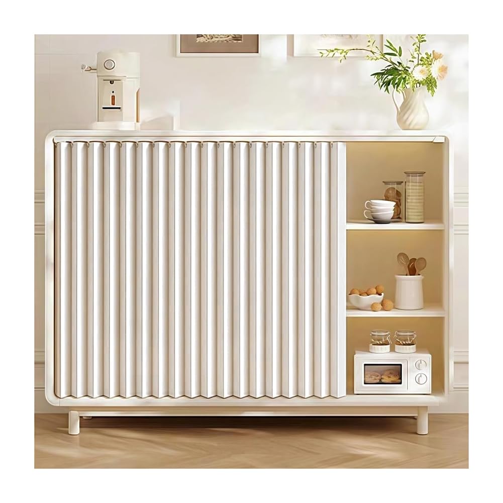 Rideau d'Armoire en Toile de Lin avec Piste Adhésive - Rideau Anti-Poussière et Rideau de Confidentialité pour Rideau pour Placard Dressing, Installation sans Perçage,Beige White,100x70cm
