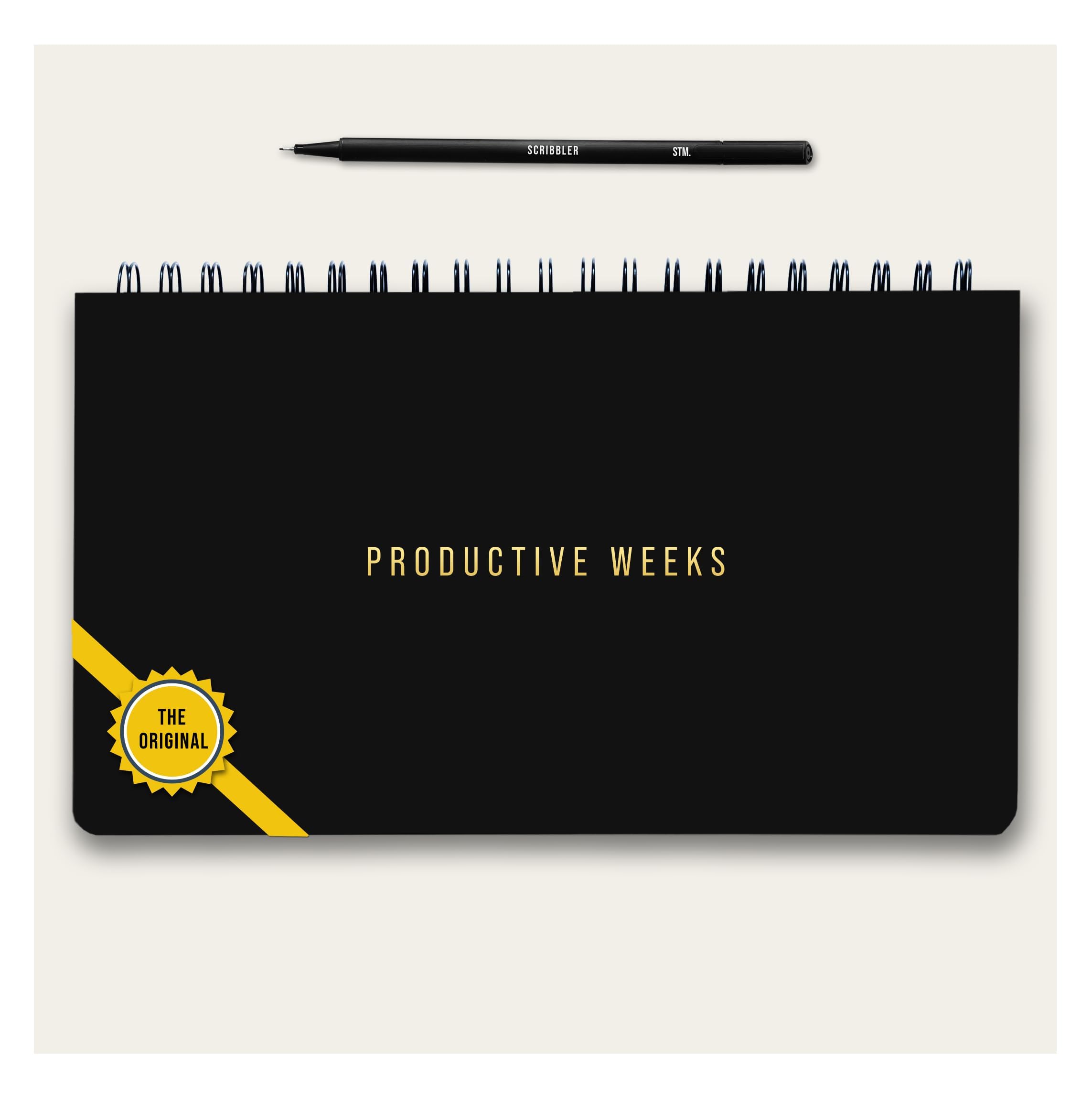 Undated Weekly Planner 2026 | Daily Agenda To Do List Notepad Day Planner Notebook | Monthly School Task, Work Schedule Planners | Yearly Horizontal Calendar Spiral Desk Organizer | Ver 1