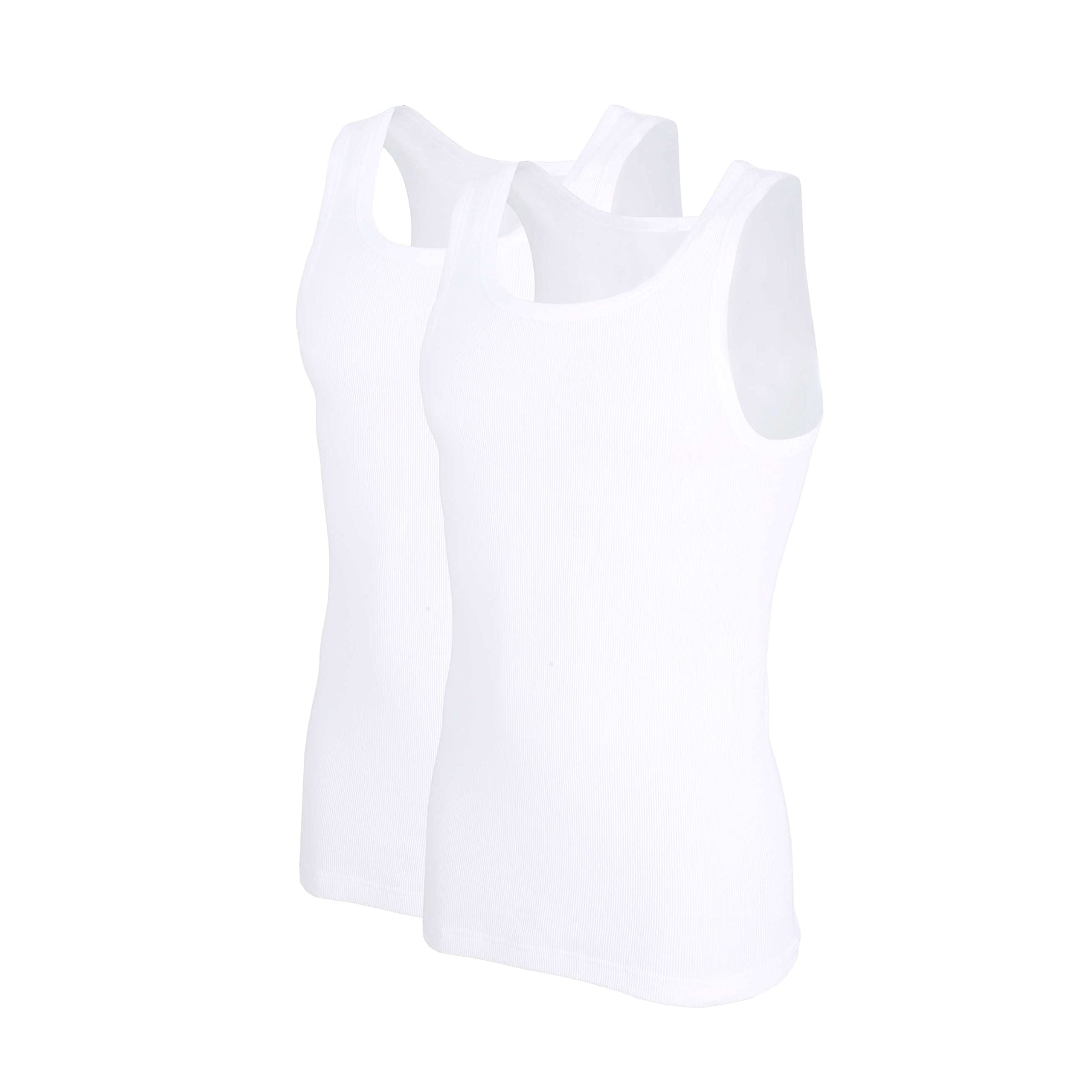 TOM TAILOR Tanktop 2er Pack Maillot De Corps Homme (Lot de 2)