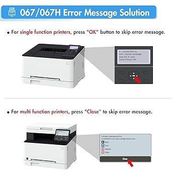 Amazon.com: 067 Toner Cartridge Set 067H MF656Cdw MF654Cdw