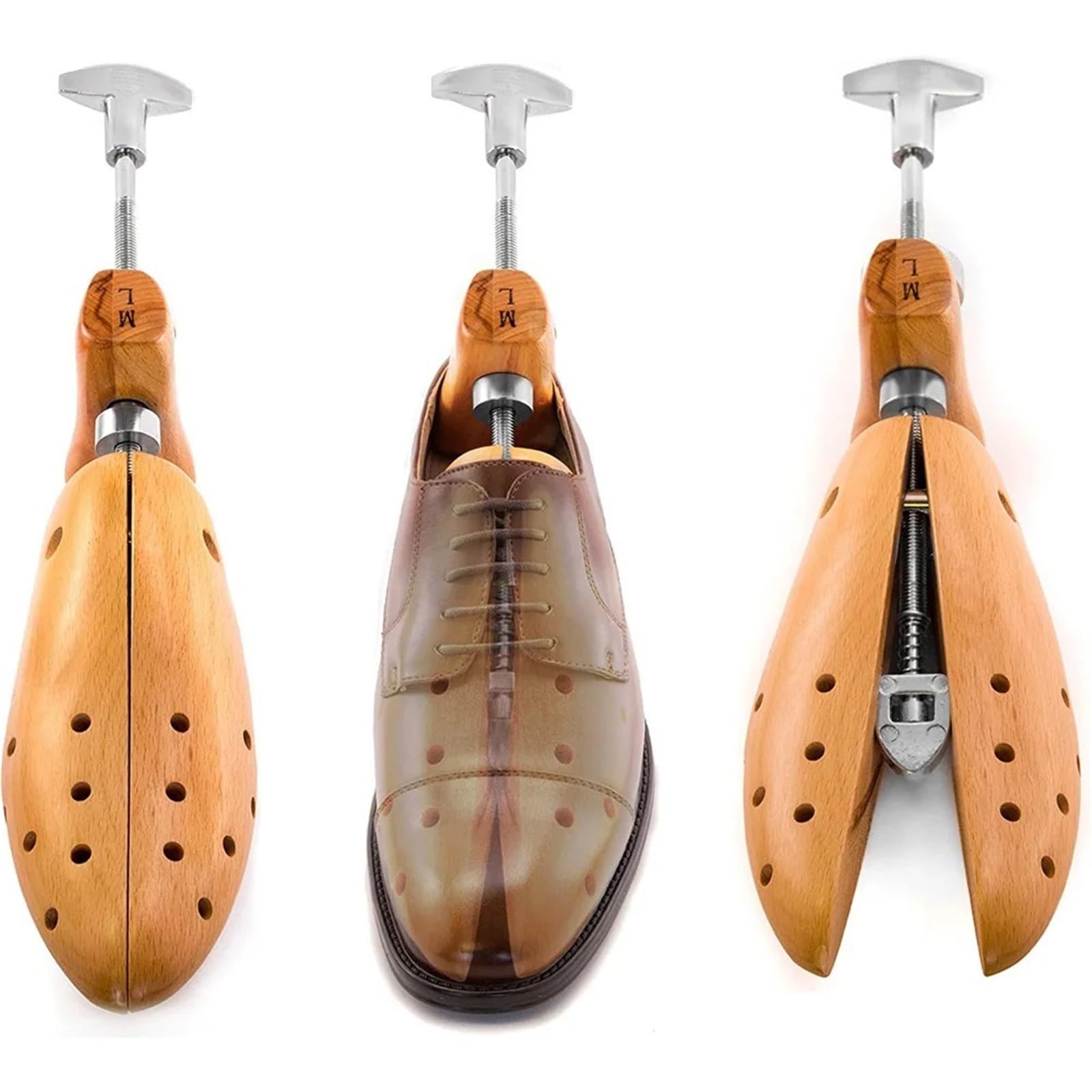 1 Uds árbol de zapatos madera for hombres y mujeres expansor ajustable ensanchador moldeador Sawol 100% haya natural