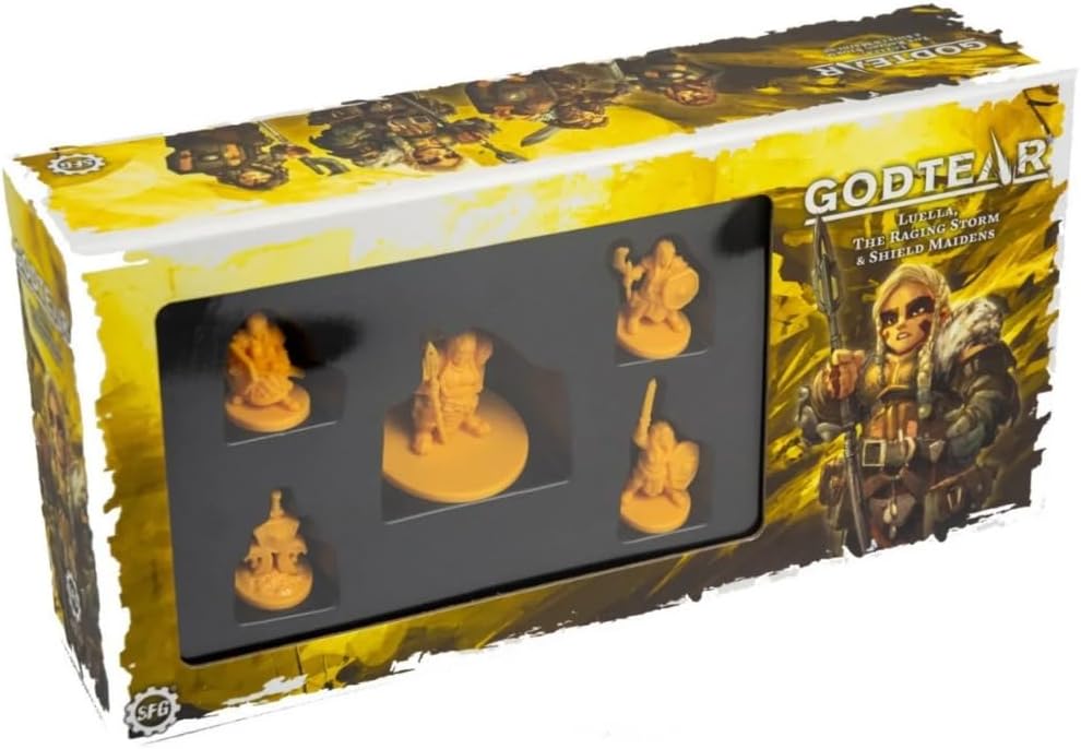 Steamforged Games, Godtear The Board Game Bundle: Shayle, Luella, Jeen, and Kailinn Expansion (4 Items)