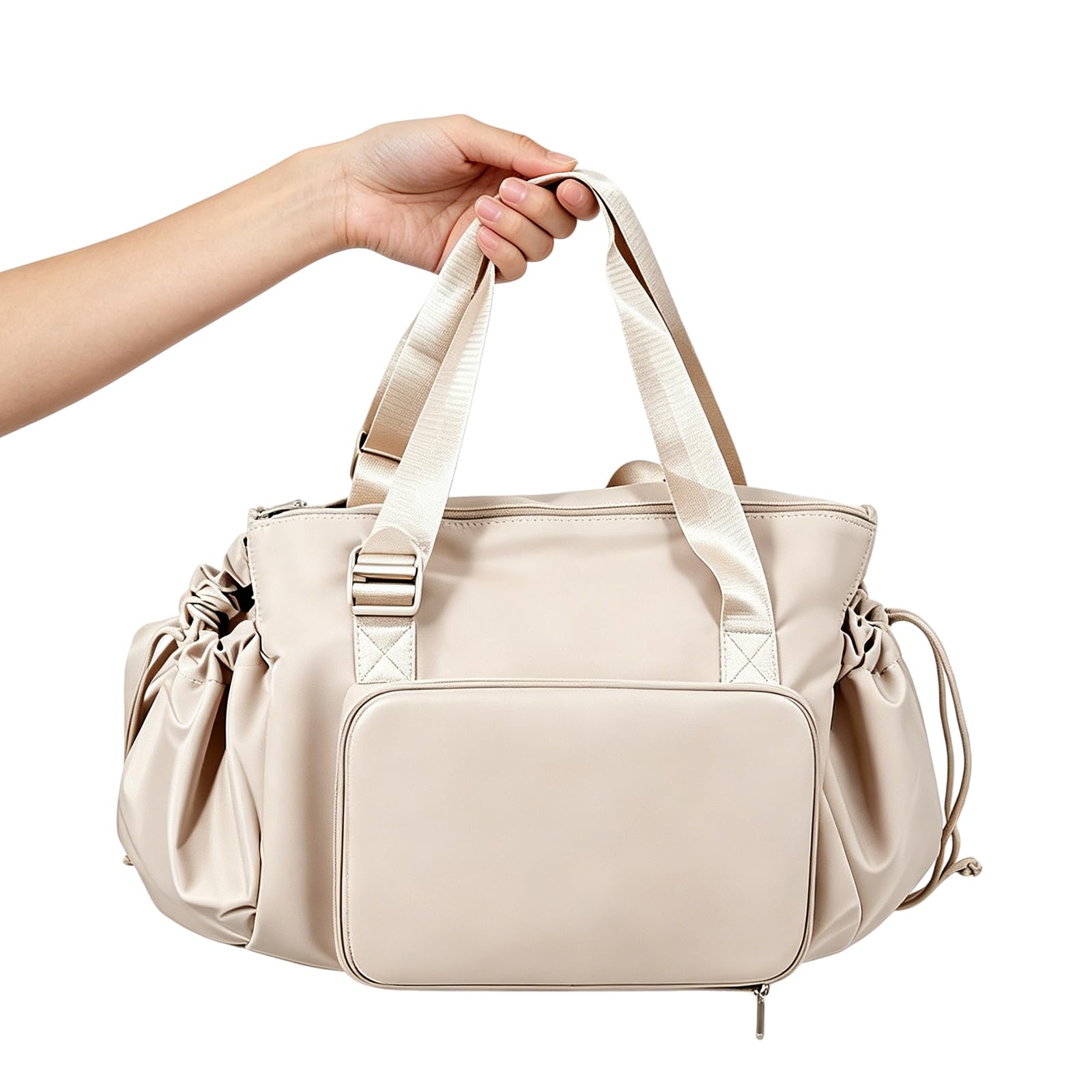 Sac de voyage multifonction fermeture éclair, grand sac maman bandoulière