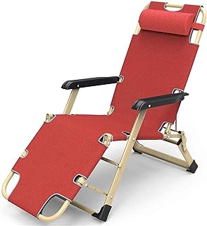 Espreguiçadeira de jardim dobrável 178 cm cama para almoço de escritório com cabeceira removível Espreguiçadeira de praia portátil Espreguiçadeira para varanda Lazer BackreChairs small gift