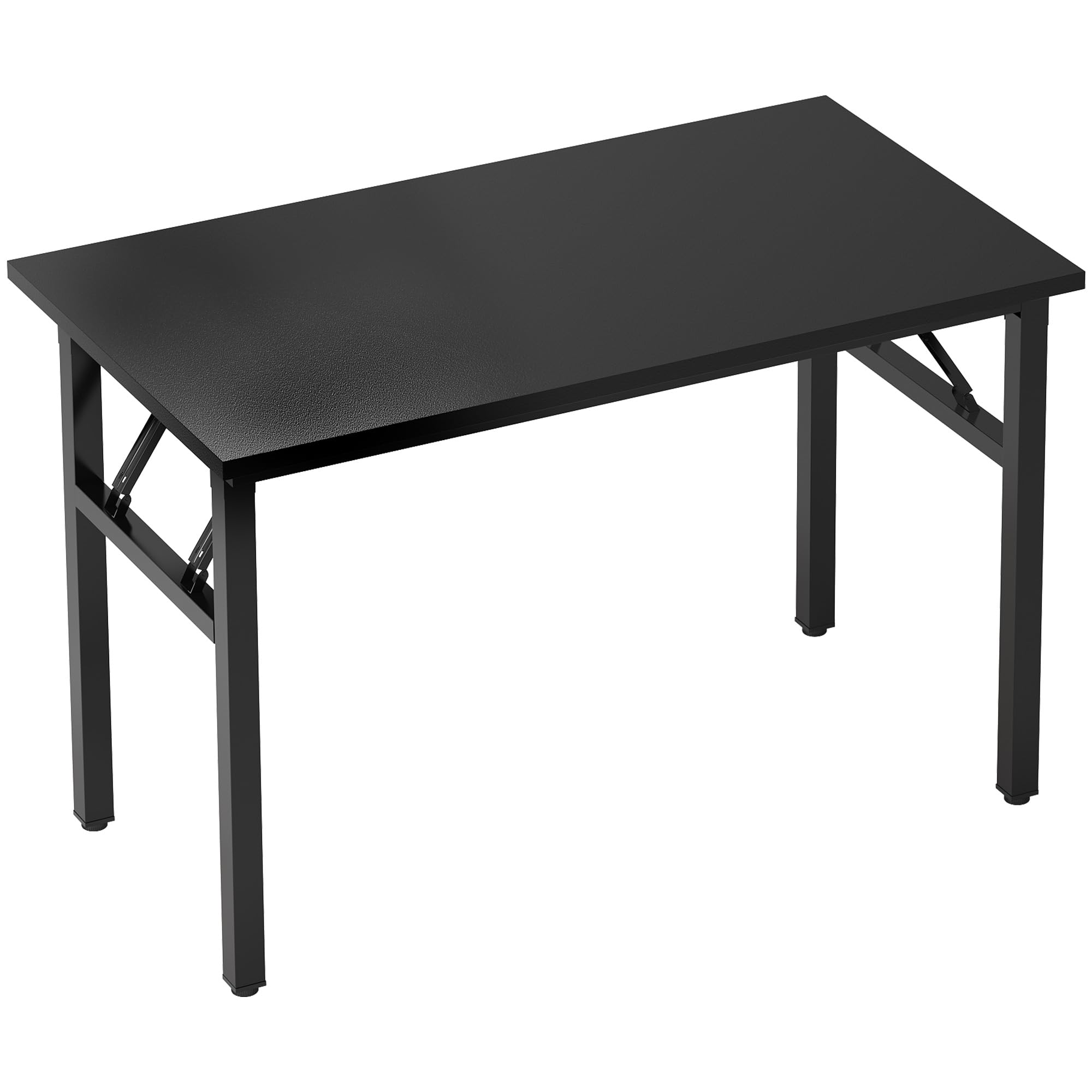 Folding Desk, 39 inch No Assembly Folding Desks for Small Spaces, Sturdy Foldable Computer Desk, Functional Home Office Desks, Study Writing Desk Office Table Workstation for Home Office Outdoor