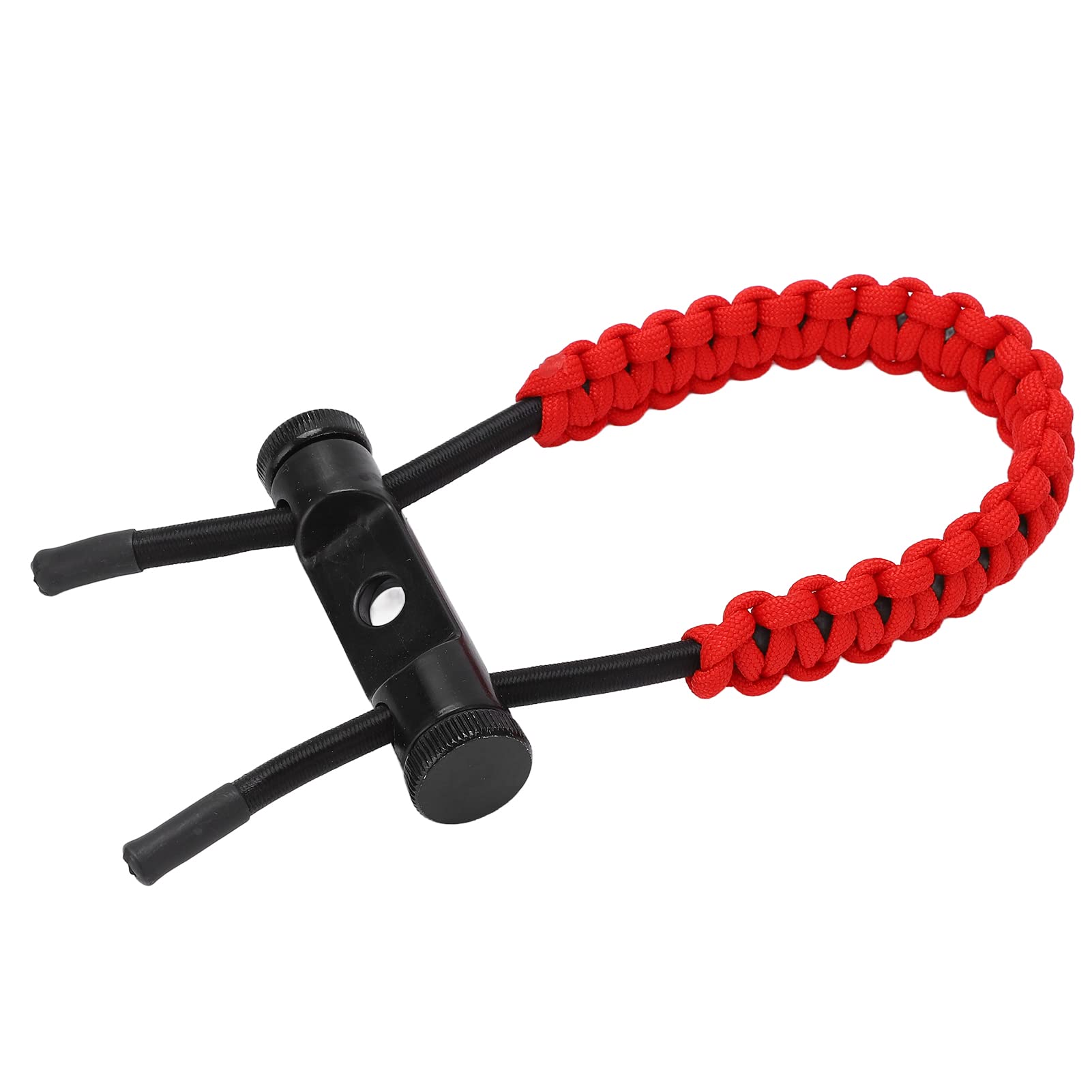 Élingues de Poignet D'arc à Poulies, Corde de Cordon de Dragonne Durable Réglable, Tresse de Dragonne de Chasse pour L'exercice D'entraînement, élingues de Poignet D'arc de Tir à L'arc(Rouge)