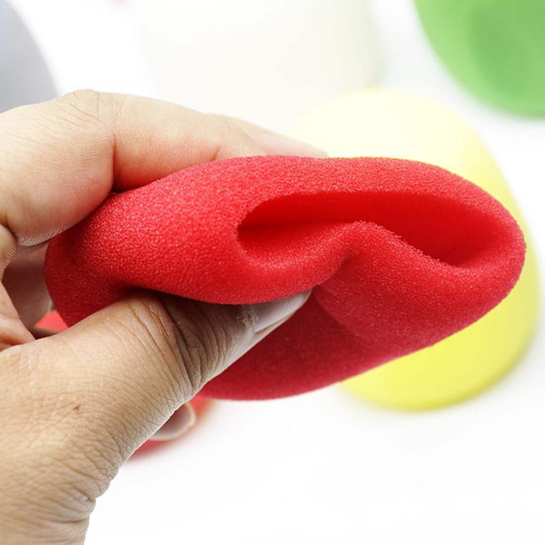 Set Di 8 Coperture In Schiuma Per Microfono - Antivento, Antipolvere, 8 Colori, Diametro 38 Mm - Foto 12