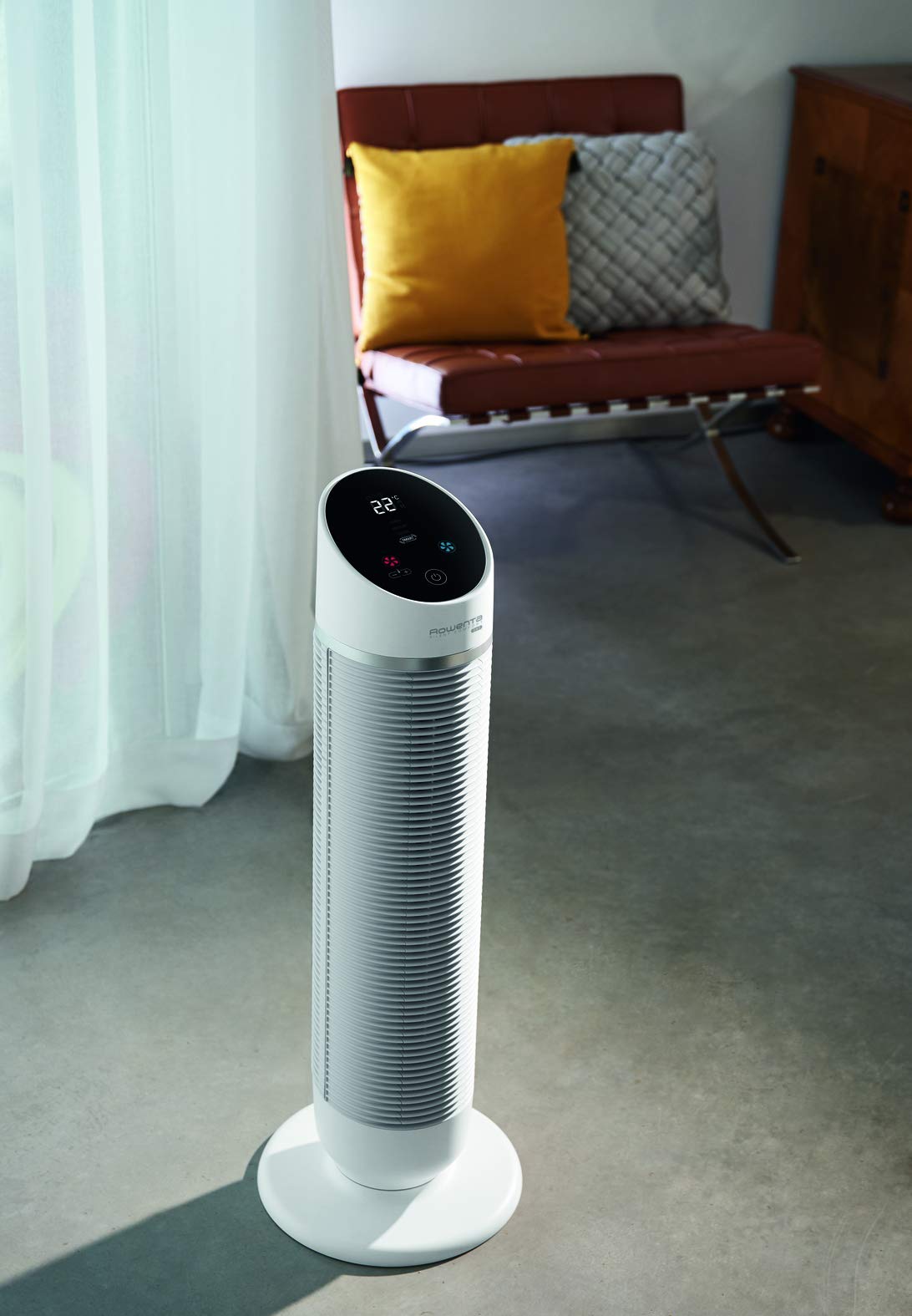Rowenta Wentylator kolumnowy 3 w 1 Silent Comfort HQ8120 | termowentylator, wentylator i filtr powietrza | tryb ogrzewania Eco | Tryb Smart | Pilot zdalnego sterowania | Timer | Automatyczne