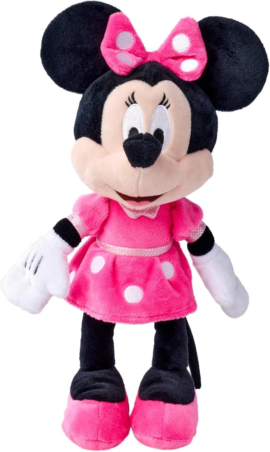 Disney Simba Official MICKEY MOUSE REFRESH CORE MINNIE, Pink, white, 25CM