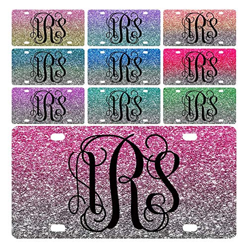 InterestPrint Personalized Monogram Custom License Plate for Cars