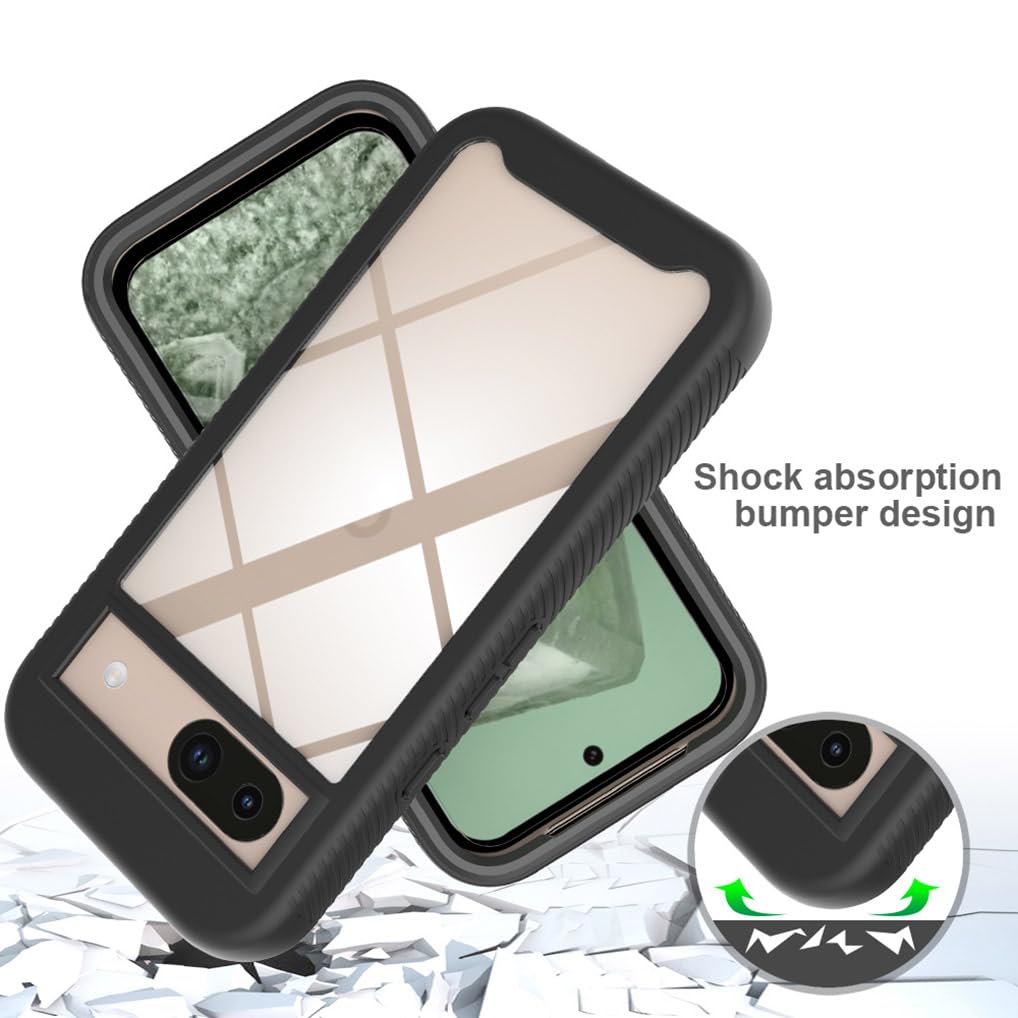 SEAHAI Trasparente Cover Per Google Pixel 9A, [Protezione Schermo