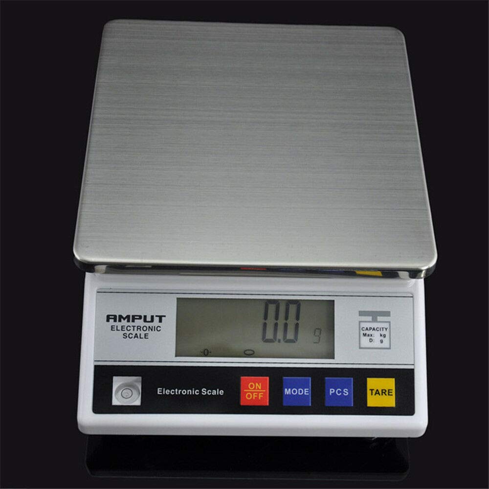 Feinwaage Digitalwaage, 7500g/0.1g, 9V Präzisionswaage Goldwaage Elektronische Oberschalige Laborwaagen Digital-Waage
