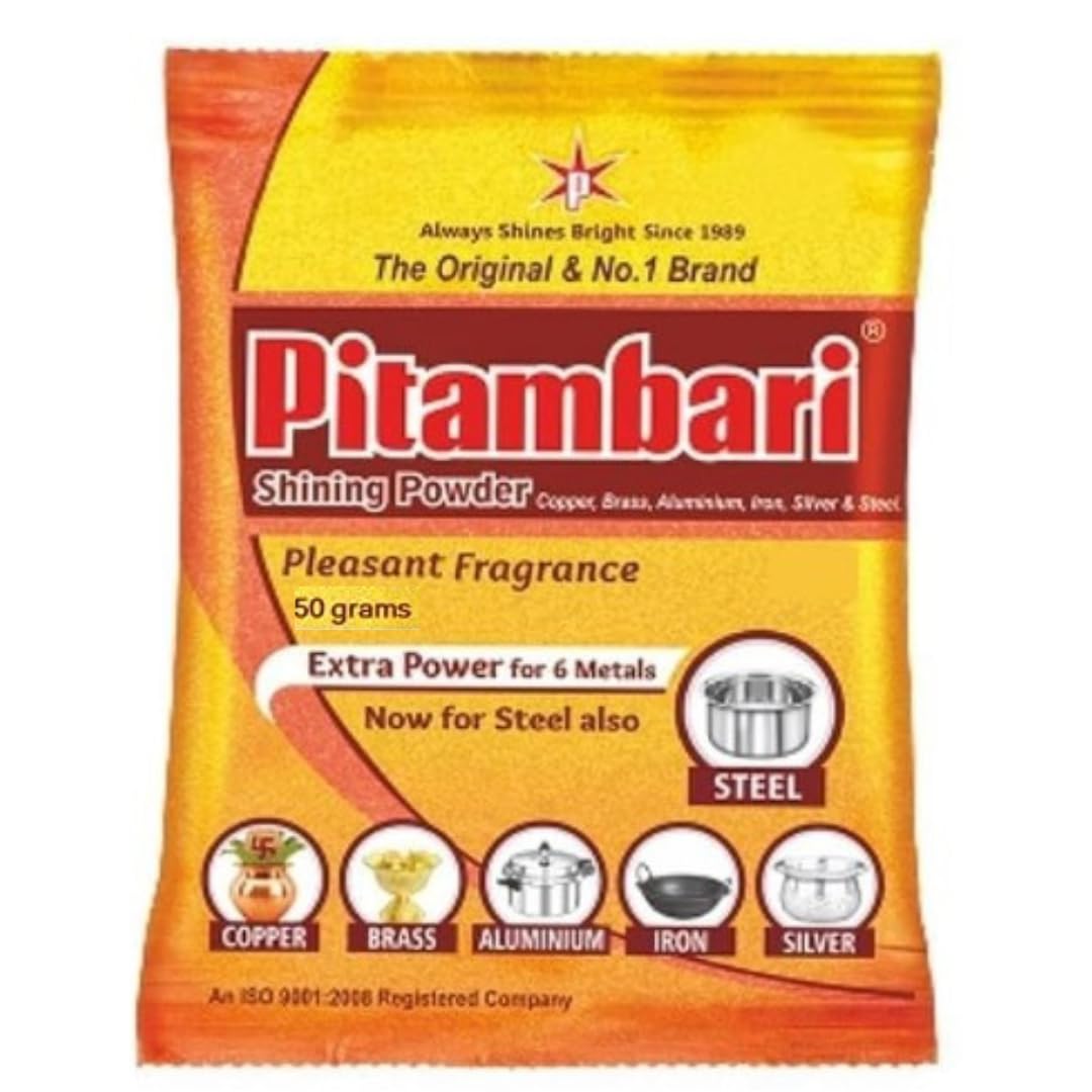 Pitaambaari Shinning Powder For 6 types Metal,Weight 50gm - Pack of 1pc (B0CYWNFC9V) Amazon Price History, Amazon Price Tracker