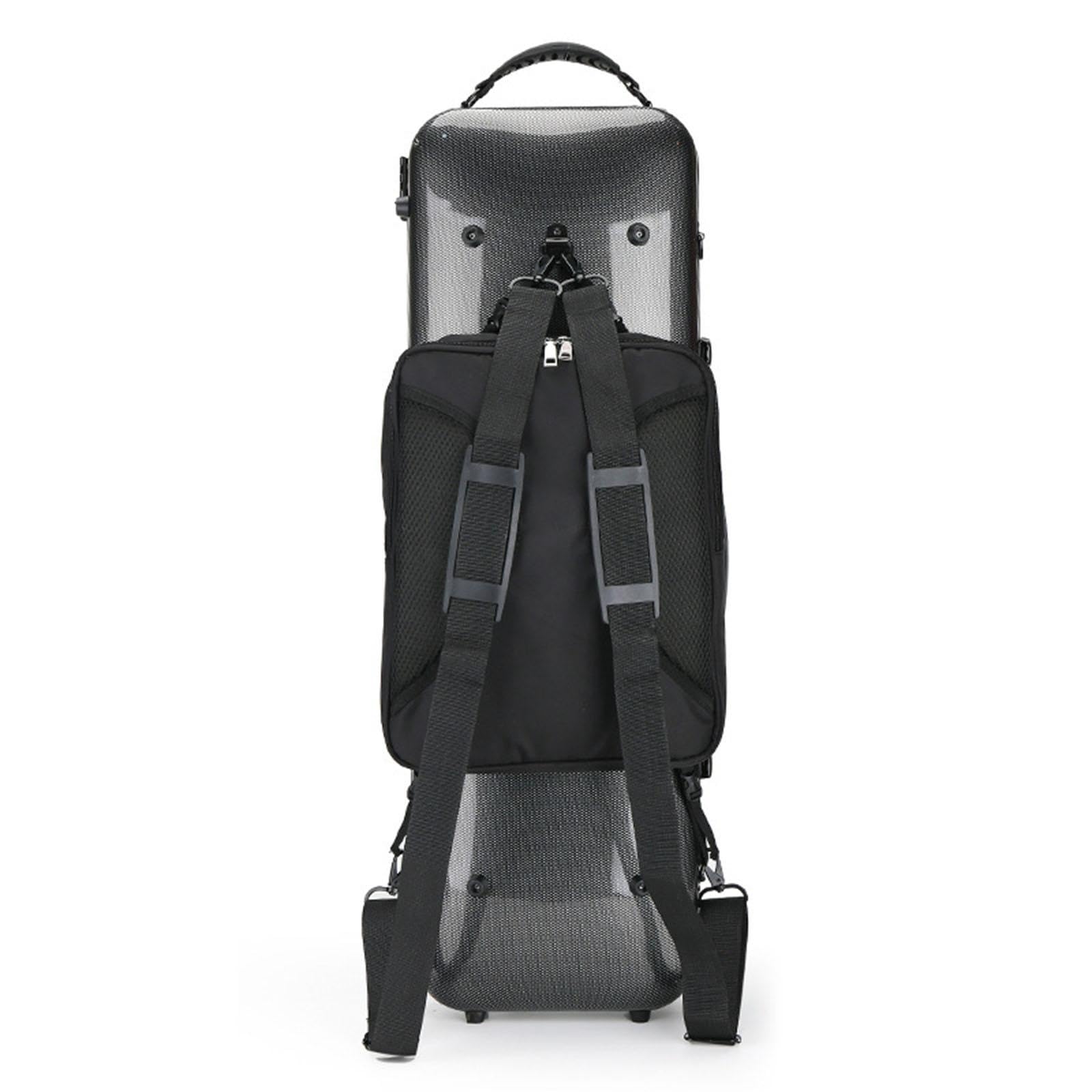 perfeclan Estuche universal para violín Bolsa para partituras ligera y dura, NEGRO