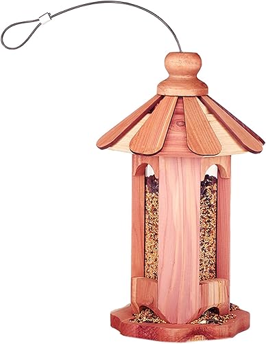 Comedero para pájaros Imported Precious Blood Cypress Bird Feeder Villa Garden Courtyard Decoration Bird Home to Bird Lovers