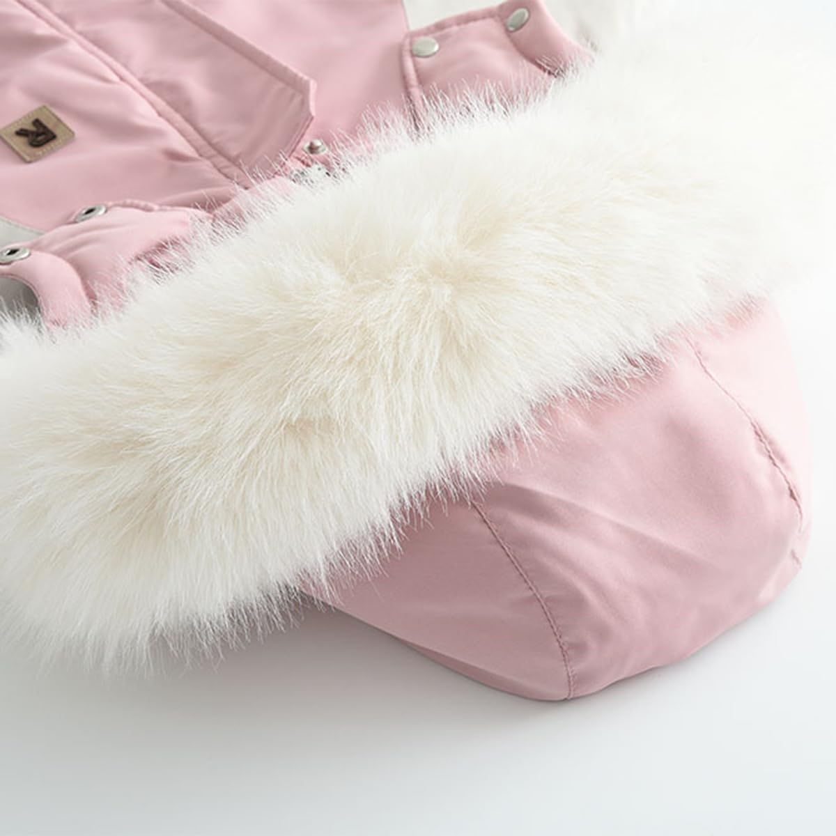 linboo Baby Kinder Winter Overall mit Kapuze Strampler Schneeanzug Jungen Mädchen Langarm Jumpsuit Warm Gefütterte Jacke Daunen Outwear Hoodies Outfits