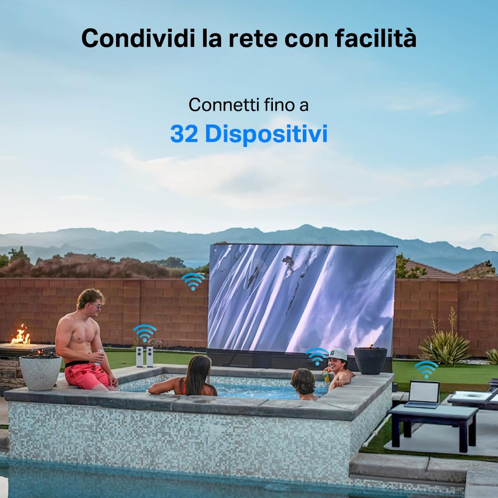 Mercusys MB115-4G Router WiFi con Sim, 4 Antenne Ad Alto Guadagno, 4G LTE Wireless N300Mbps, 3 Porte LAN+1 Porta LAN/WAN, WAN Connection Backup, Parental/LED Control, VPN, SMS, APP, Plug&Play