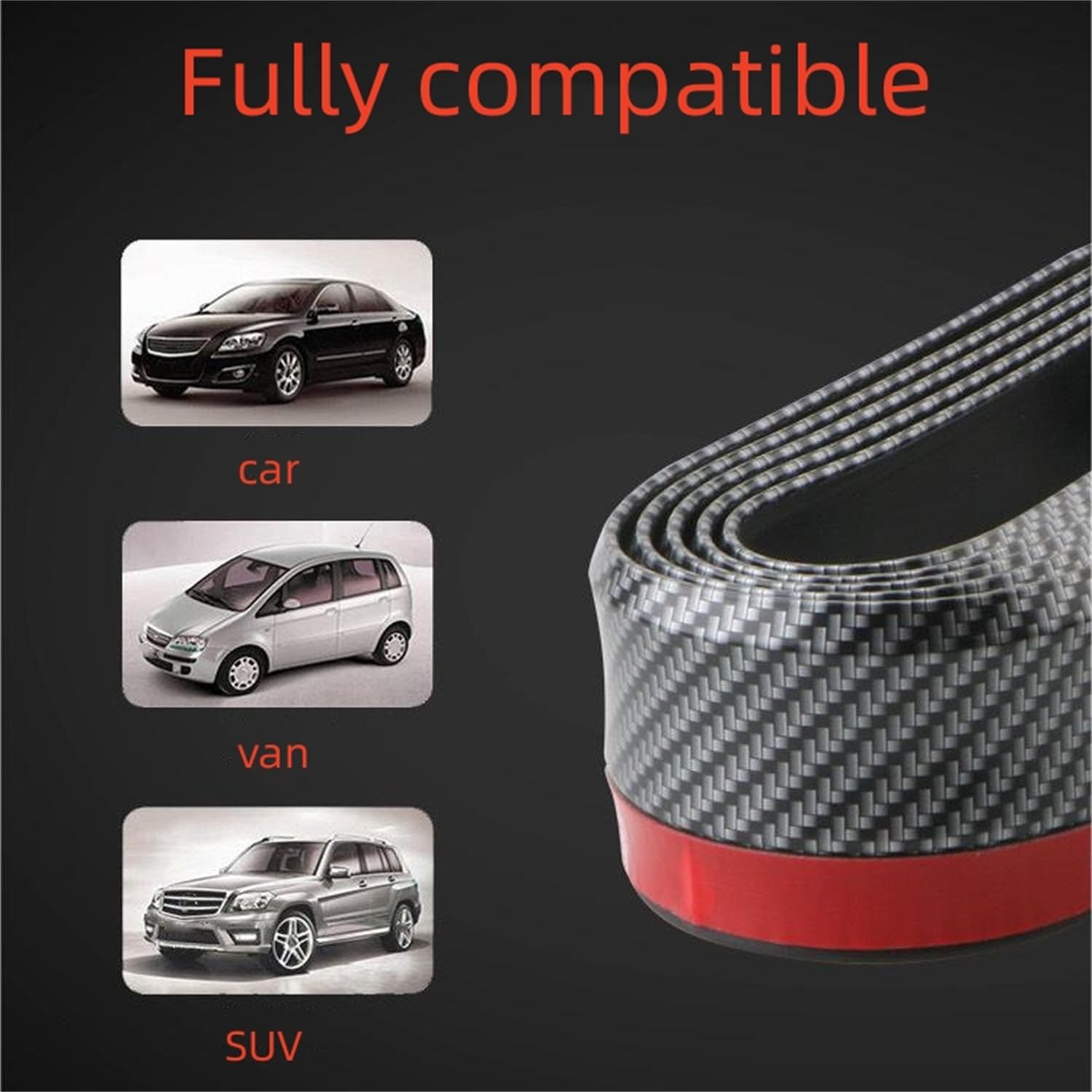 Auto Frontlippe Frontspoiler für BMW X5M F95 2020-2024,Auto Frontstoßstange Splitter Lip Spoiler Frontspoiler Protector Kits,A-Red