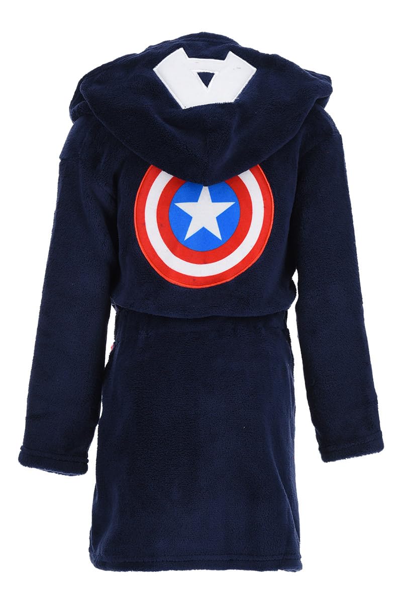 Marvel Avengers Jungen Bademantel (Blau,6 Jahre)