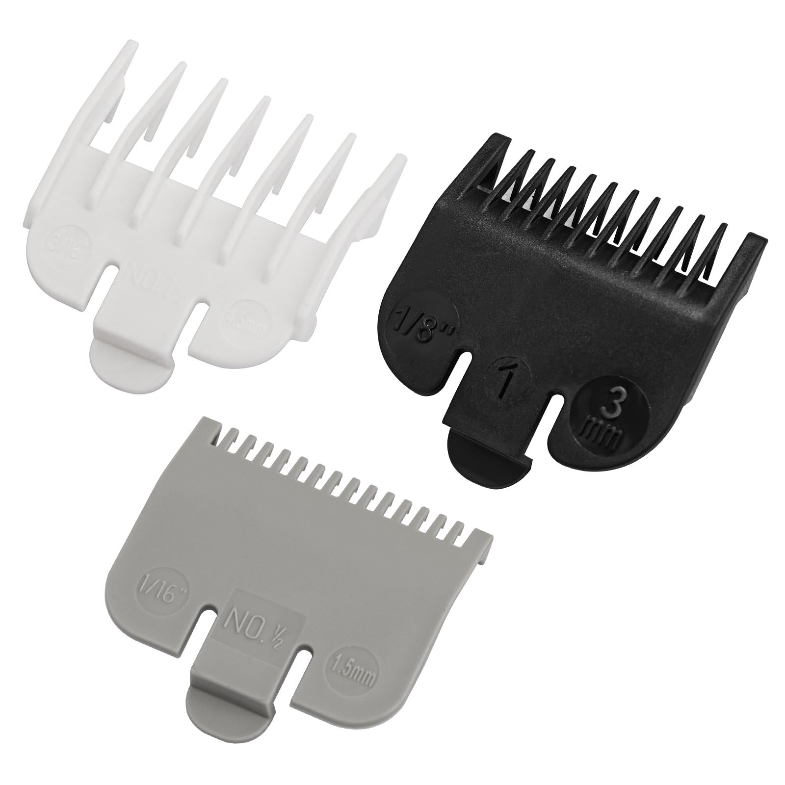 Set di protezioni di ricambio per tagliacapelli Wahl, 3 mm, 1,5 mm, 4,5 mm, 3 pezzi