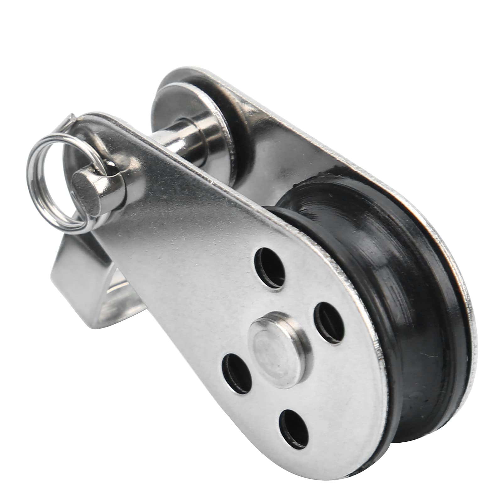 Pulegge in Nylon in Acciaio Inossidabile da 2 Pezzi, Pulegge di Sollevamento Piccole Accessori per Pulegge con Cuscinetti in Acciaio per Kayak a Vela per Barche