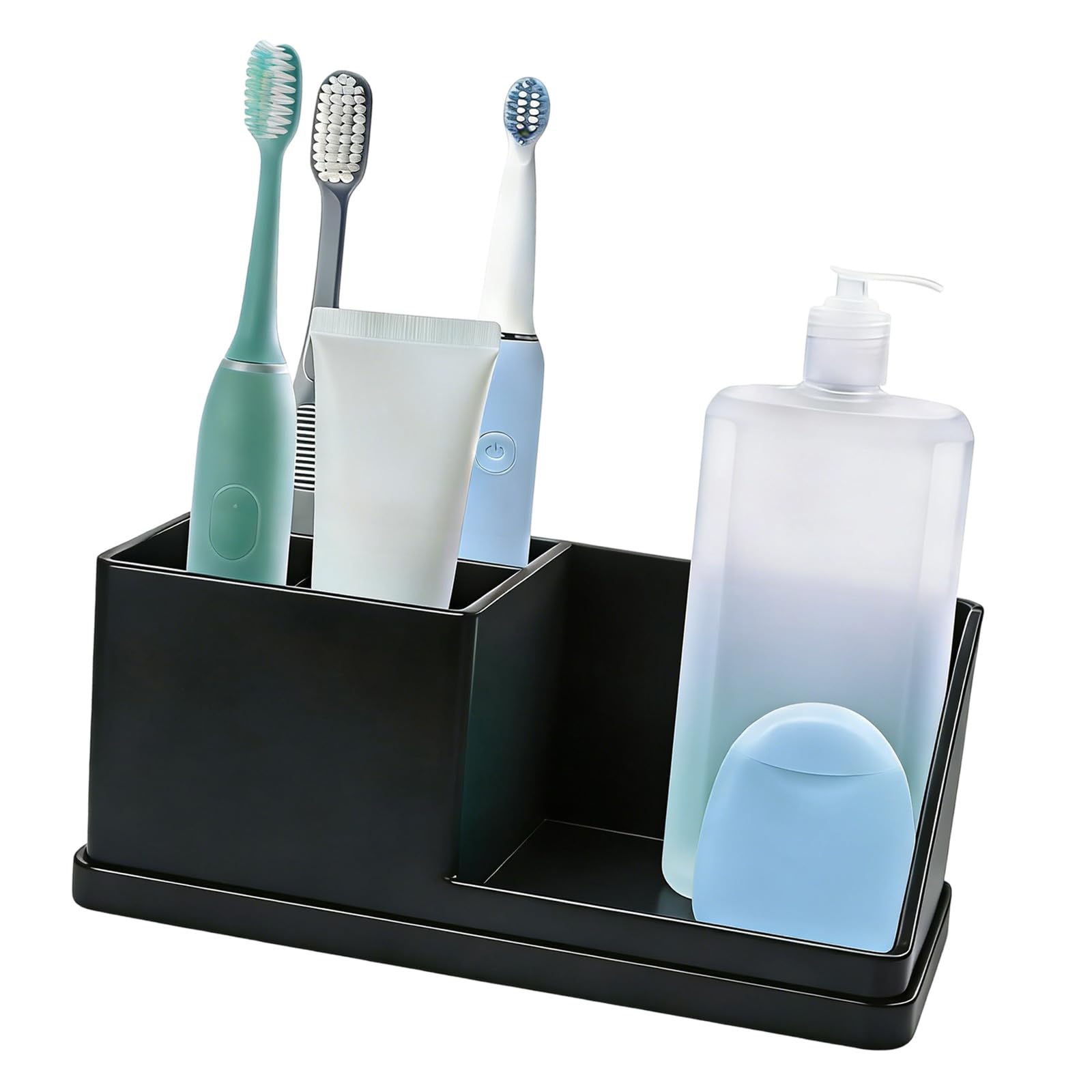 TQUXNGA Silicone Toothbrush Holder with Drain Feature for Countertop Hygiene and Bathroom Organization Silicone Toothbrush Holder with Drain Feature for Countertop Hygiene and Bathroom Organization
