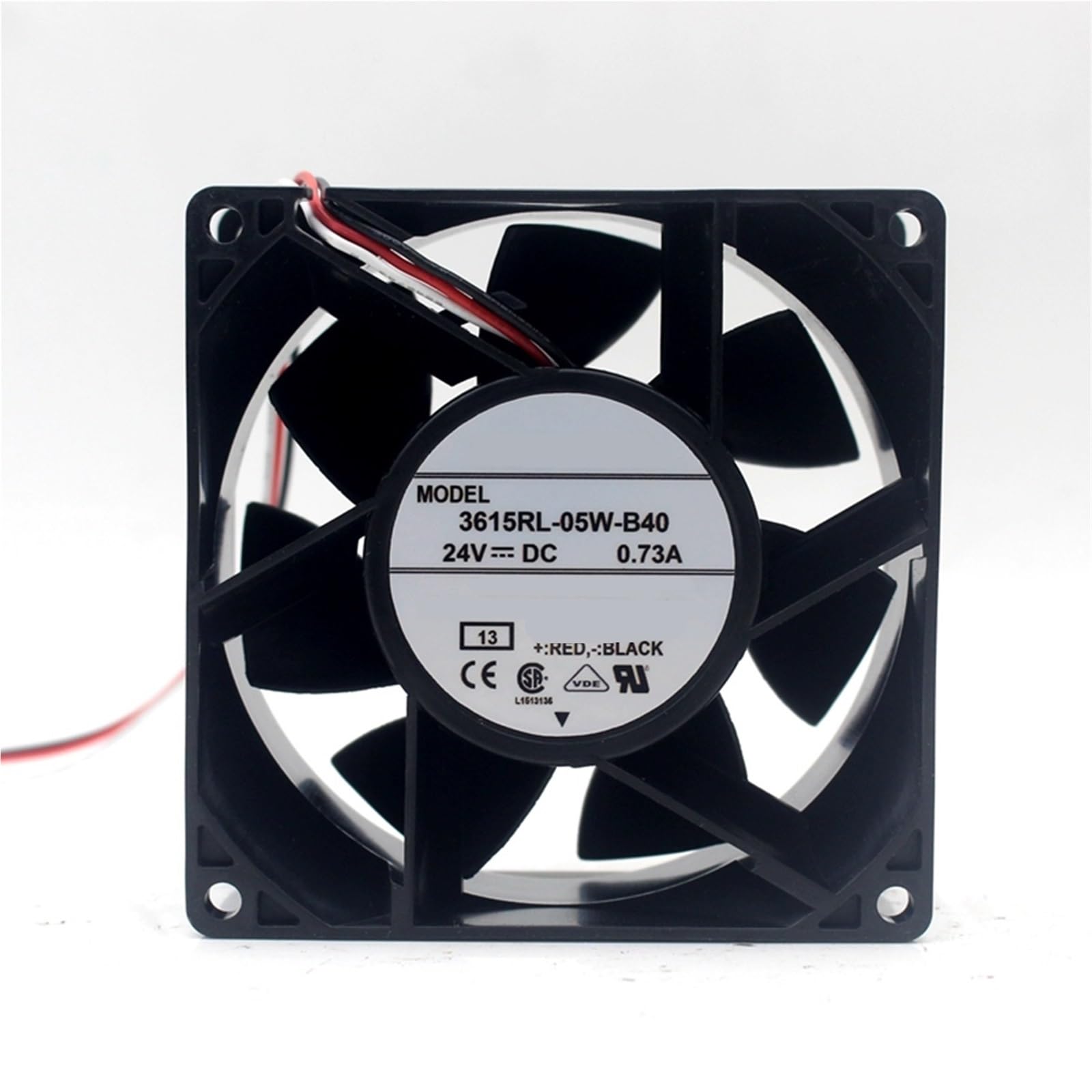 1pcs Cooling Fan 3615RL-05W-B40 DC24V 0.73A 9CM 9038 90x90x38mm 2-Wire
