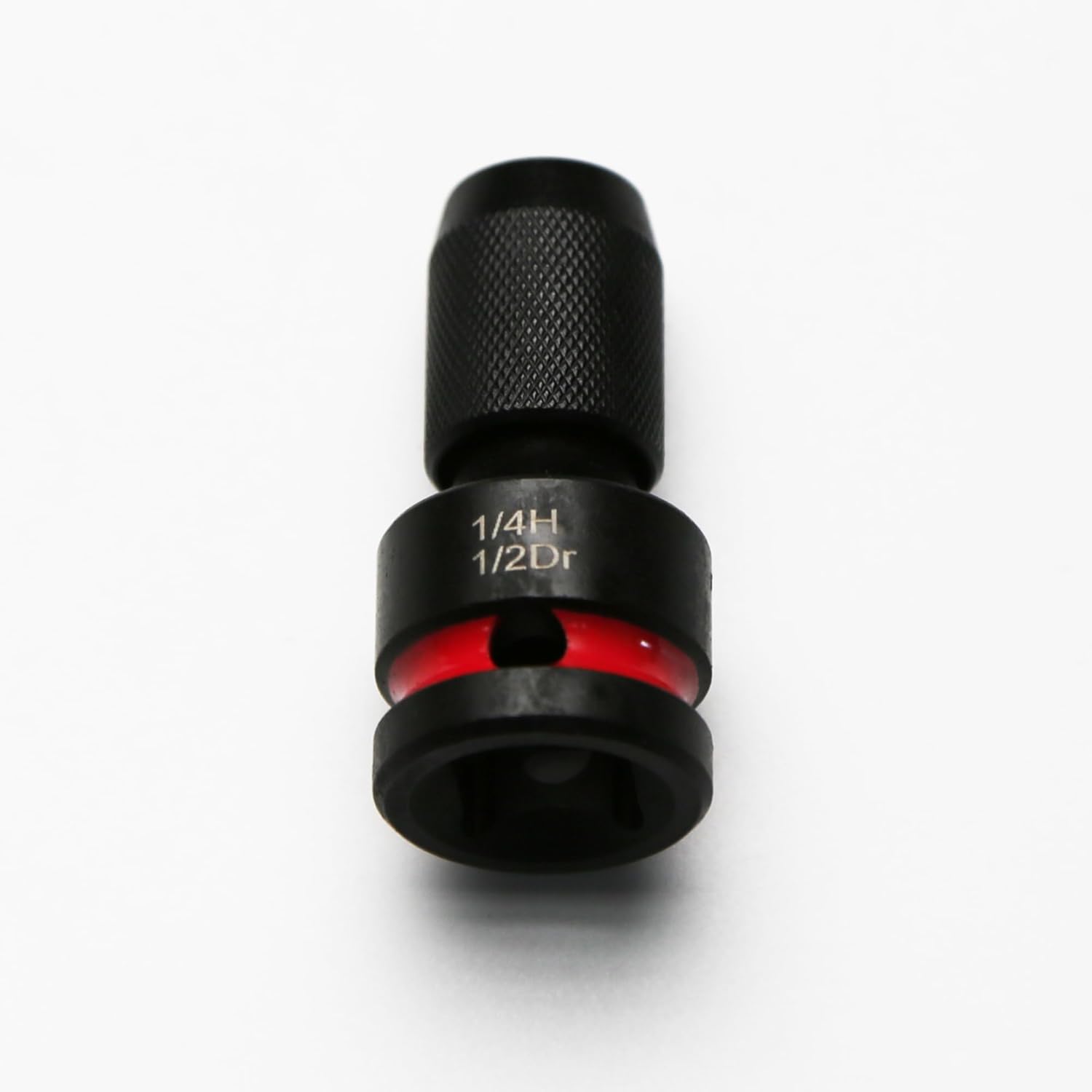 TMAX 1/2 Inch Square Drive Female to 1/4 Inch Hex Adapter, CR-MO Impact Ready Impact Socket Wrench Adapter for Quick Release Screwdriver Bit Holders