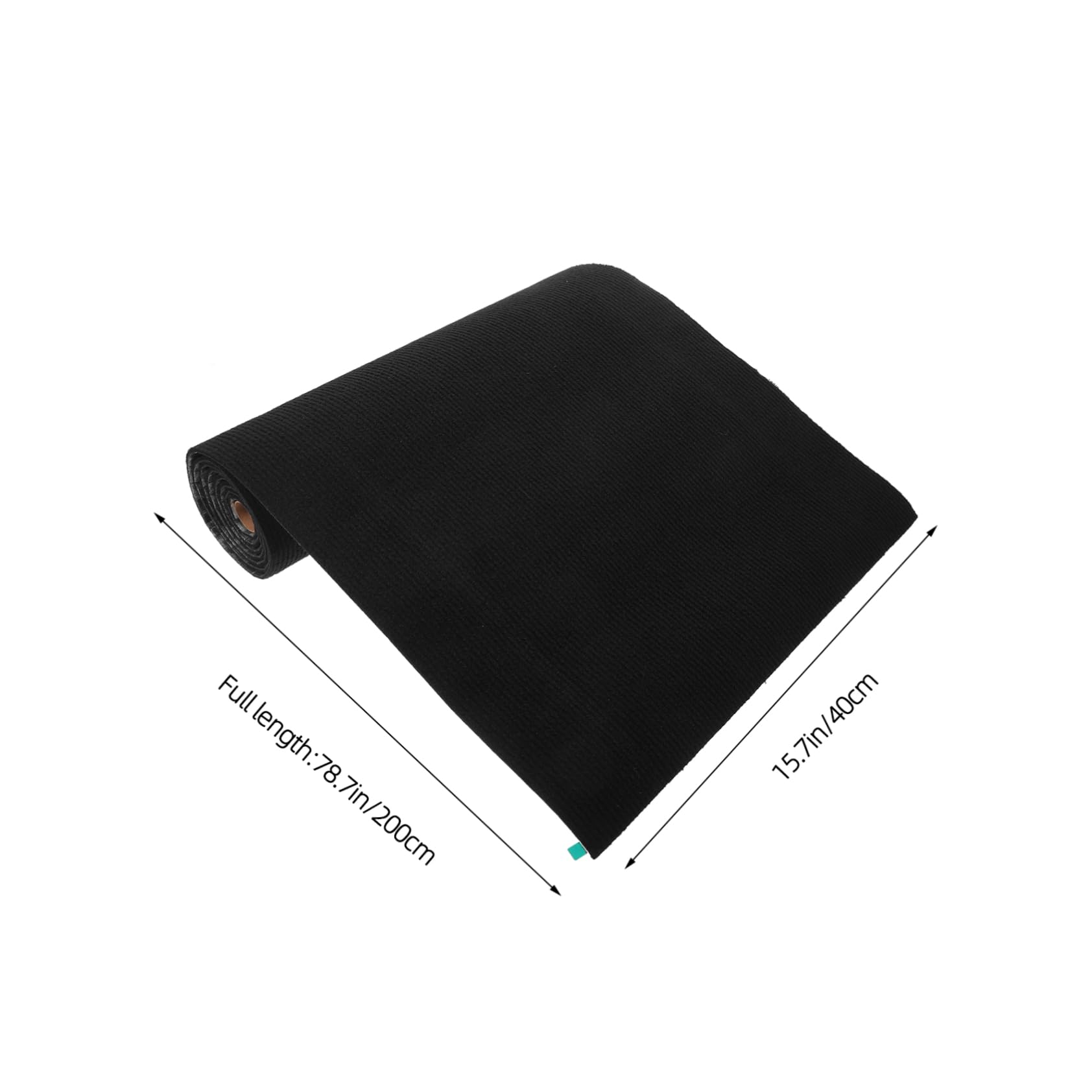 Alfombra Autoadhesiva para Rascar Gatos Recortable Negro