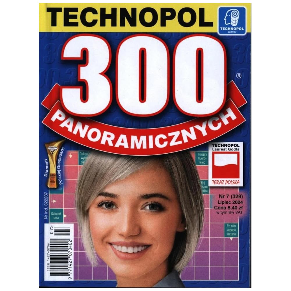 Polskie Krzyżówki Technopol 300 Panoramicznych Krzyzowki Zagadki Polish Crosswords