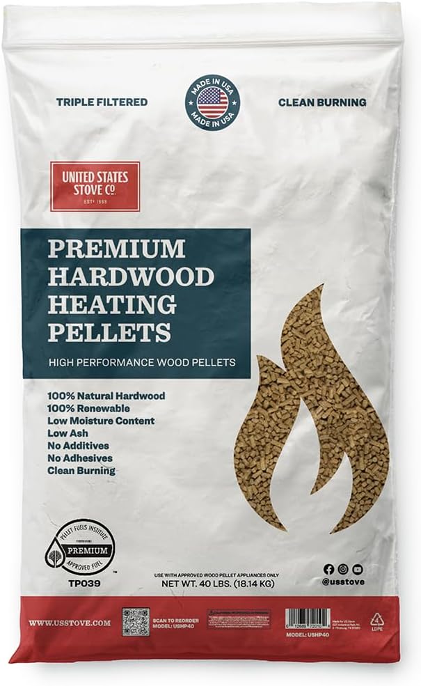 Hardwood Heating Pellets - Pallet,1 Bag