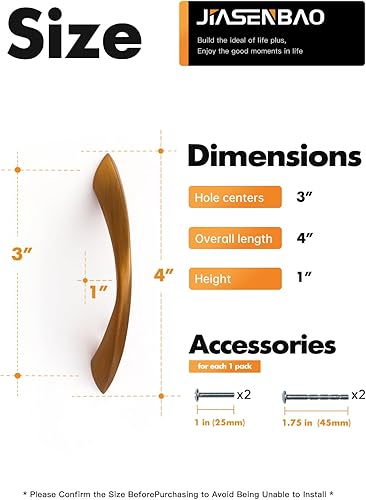 Miniatura 9 de Paquete de 10 tiradores de gabinete de níquel cepillado de 3.78 pulgadas, manijas plateadas retorcidas con arco de 3.78 pulgadas, para cajón,