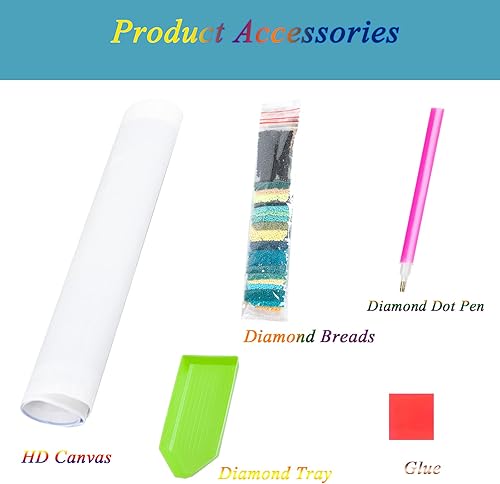 Miniatura 4 de Kit de pintura de diamantes para bricolaje, perro Cairn Terrier redondo, punto de cruz, arte por número, para adultos, decoración de pared, regalos