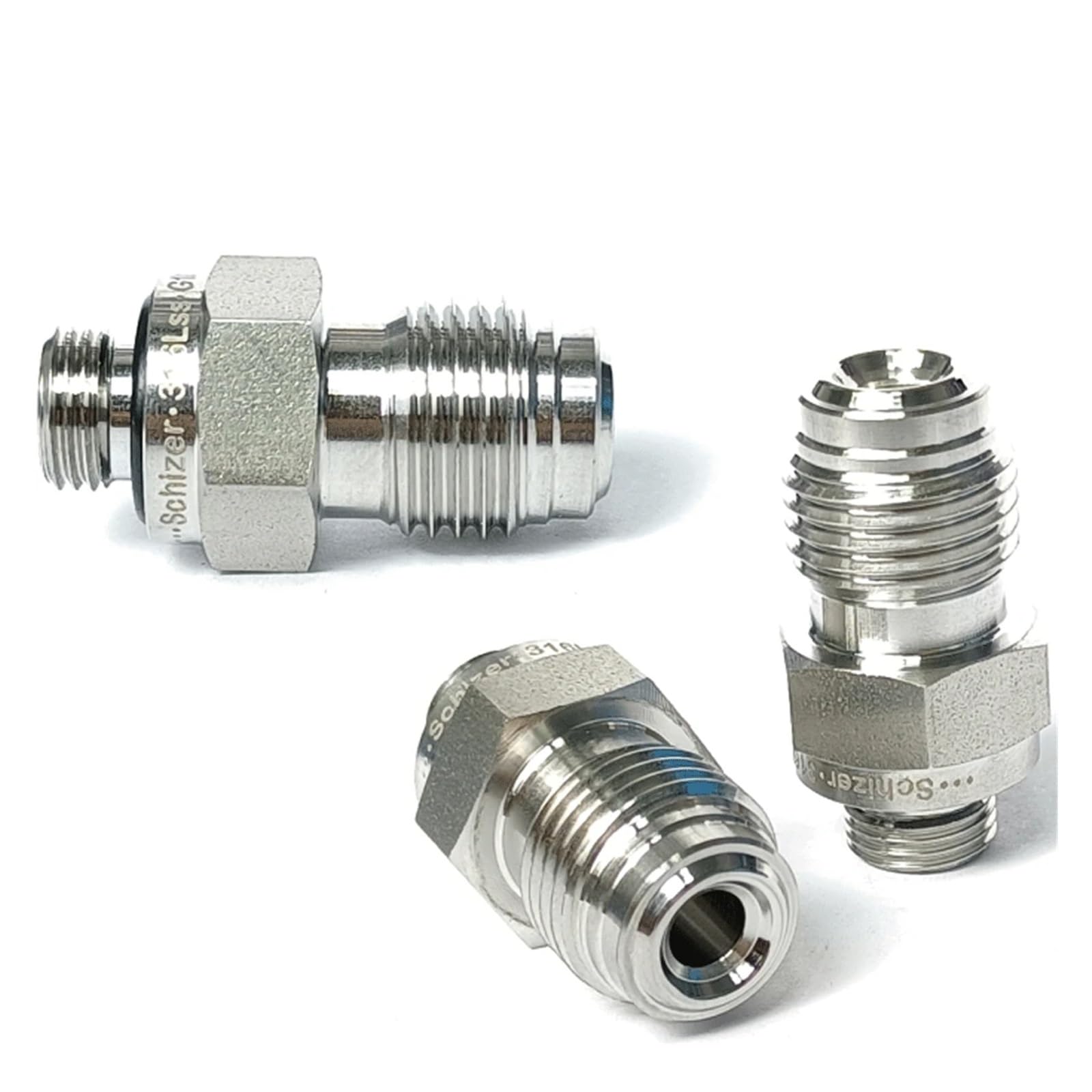 1/8 "1/4" 3/8 "BSPP męski na 1/4" magnetowid męski złączka SUS316L złącze rurowe ze stali nierdzewnej łącznik złącze adaptera(G3l8 BSP To 1l4 VCR)