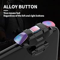 Vista 3 de Newseego for Mobile Game Controller Trigger, [Upgraded Version] Mobile Controllers Colorful Trigger Sensitive Shoot and Aim Button for Rules of