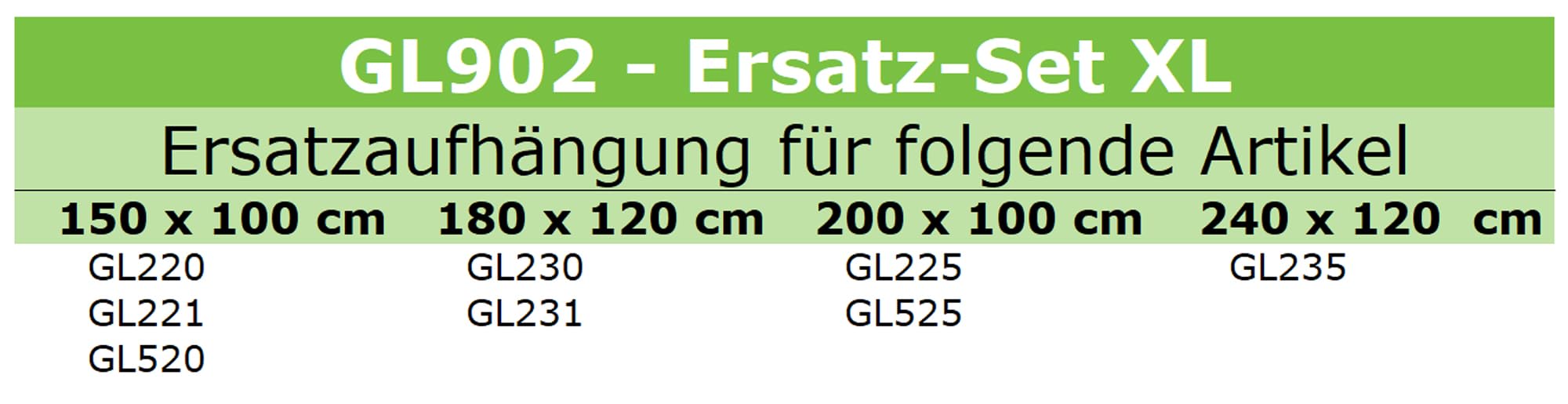 SIGEL GL902 Wandhalterung Ersatz-Set XL für Glas-Whiteboards Artverum