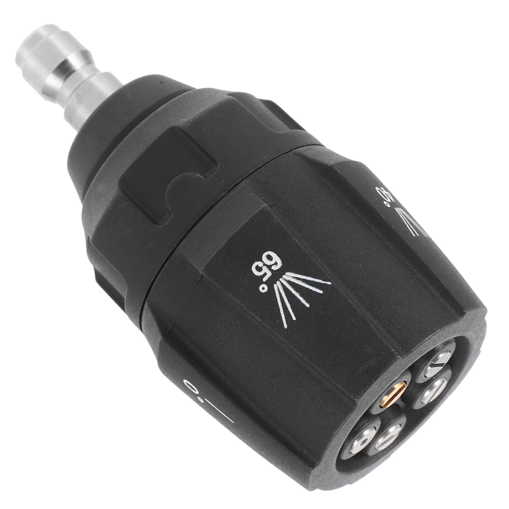 BESPORTBLE 3 Piezas Boquilla De Lavado De Alta Presión Sumidero Boquilla De Lavado a Presión del Coche Accesorios De Lavadora a Presión para Coche Rápido Conectar Boquillas El Plastico Black