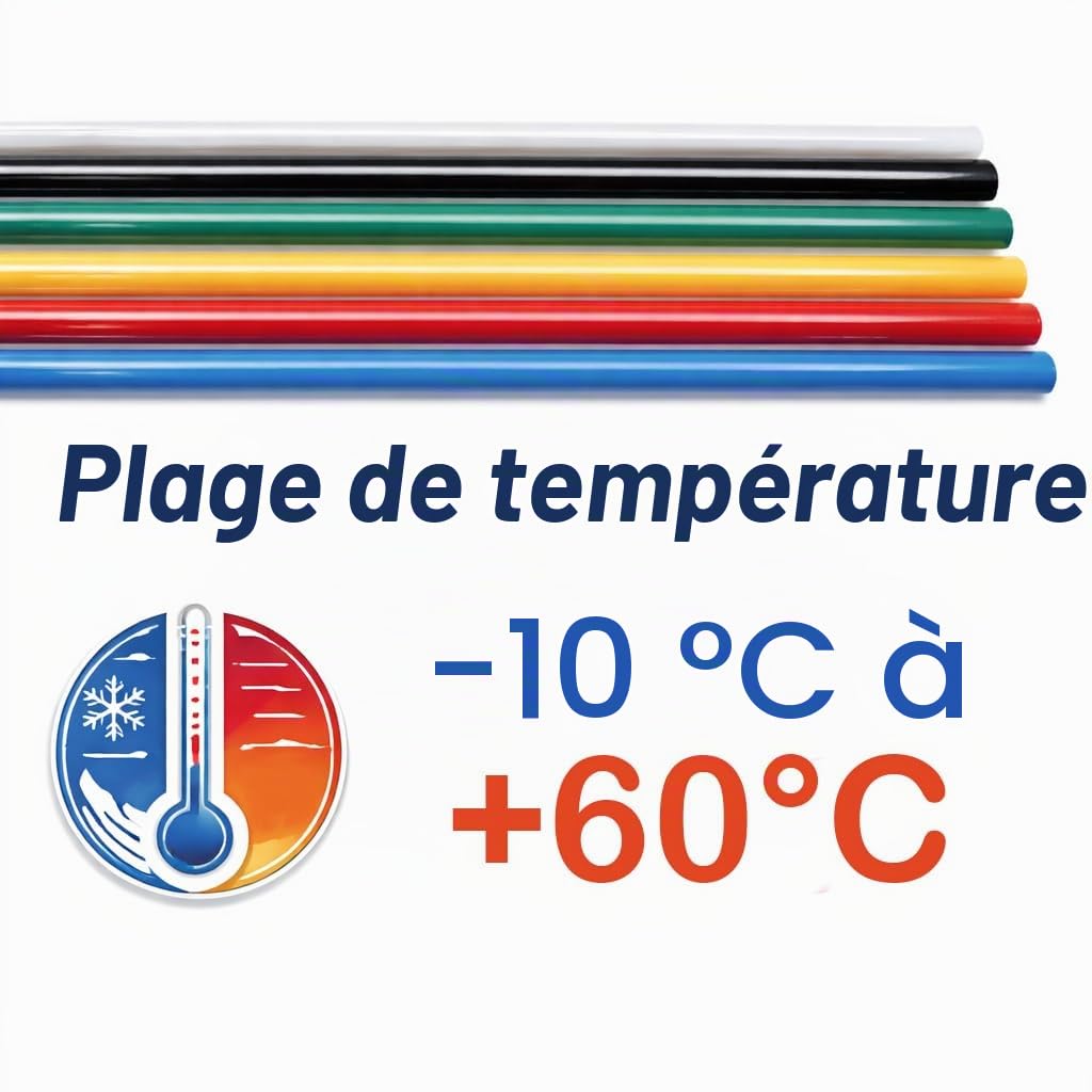 Tuyau en polyéthylène de 25 m – 10/8 mm (diamètre extérieur/diamètre intérieur) – Tuyau pneumatique à air comprimé, tuyau d'eau – Couleur : bleu