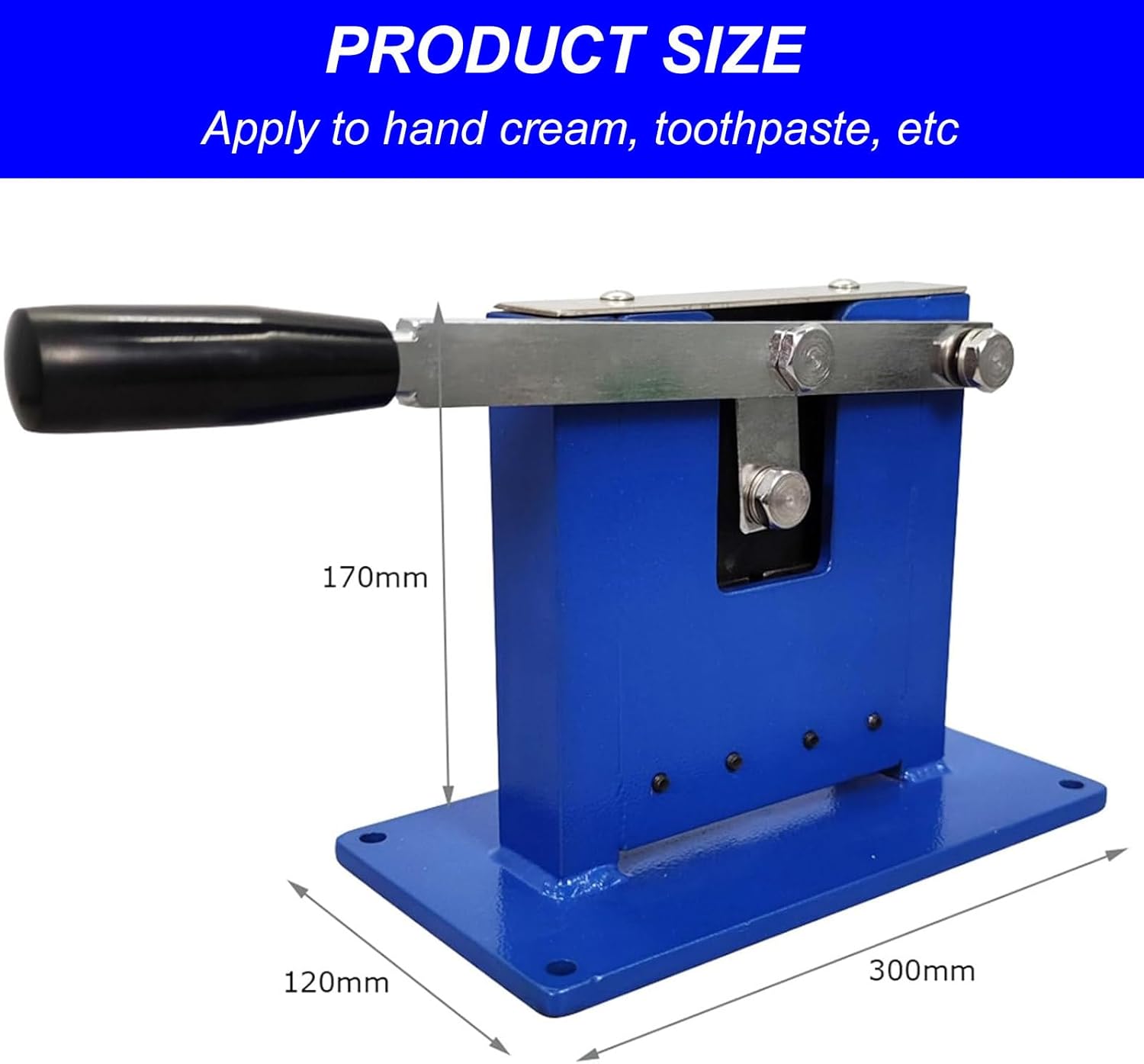 Heavy Duty Tube Sealer Aluminum Tube Crimping Sealing Machine Manual Benchtop Pipe Tail Sealer