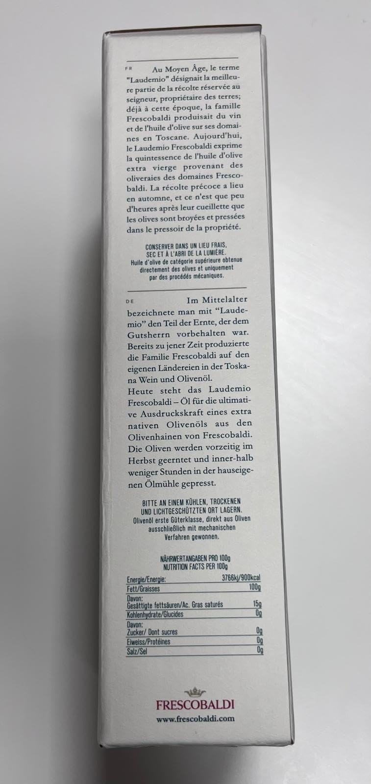 Laudemio Frescobaldi | Olio extravergine di oliva Coupage 500 ml - La massima espressione dell'olio italiano