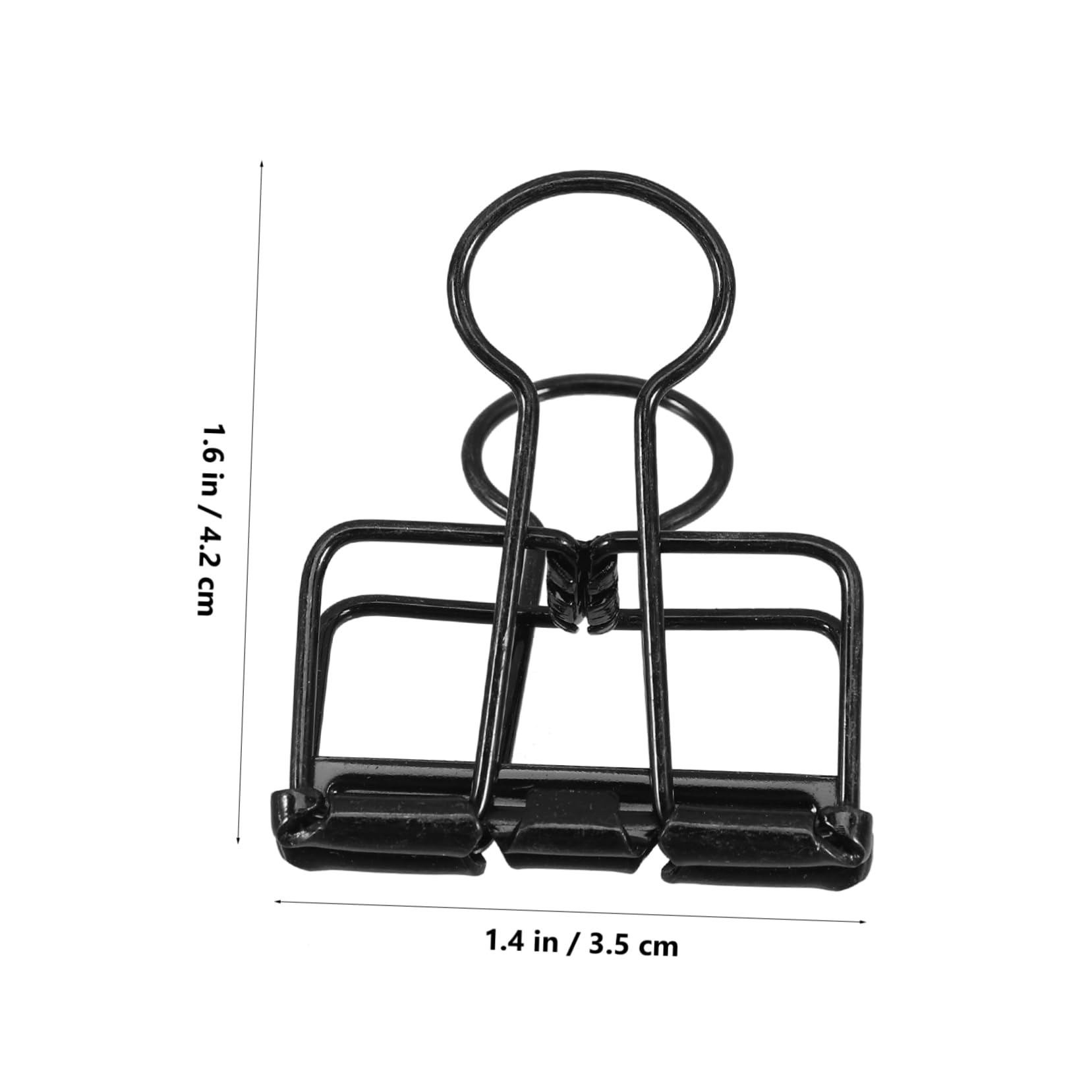 ARTIBETTER 10pcs Metal Dovetail Clips Foldback Clips for Craft Projects Office School Paper Management