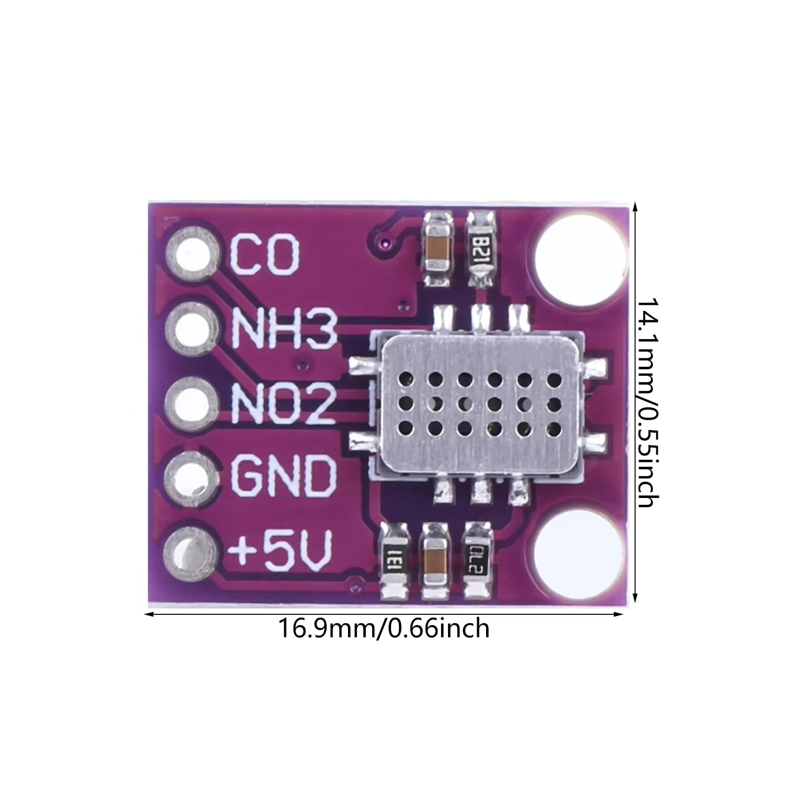 MICS-6814 VOC NH3 Ossido di azoto Dispositivo di monitoraggio del gas per la sicurezza del laboratorio e l'ottimizzazione della qualità dell'aria nelle serre agricole