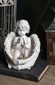 エンジェル　オブジェ　アンティーク系置物　まとめて 楽天市場】ガーデンファニチャー ラージエンジェルオブジェ