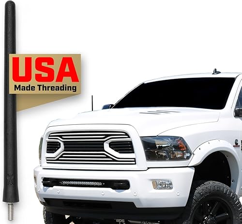 AntennaMastsRus  2010  2018 Dodge Ram Truck 2500  antena de Repuesto, Negro
