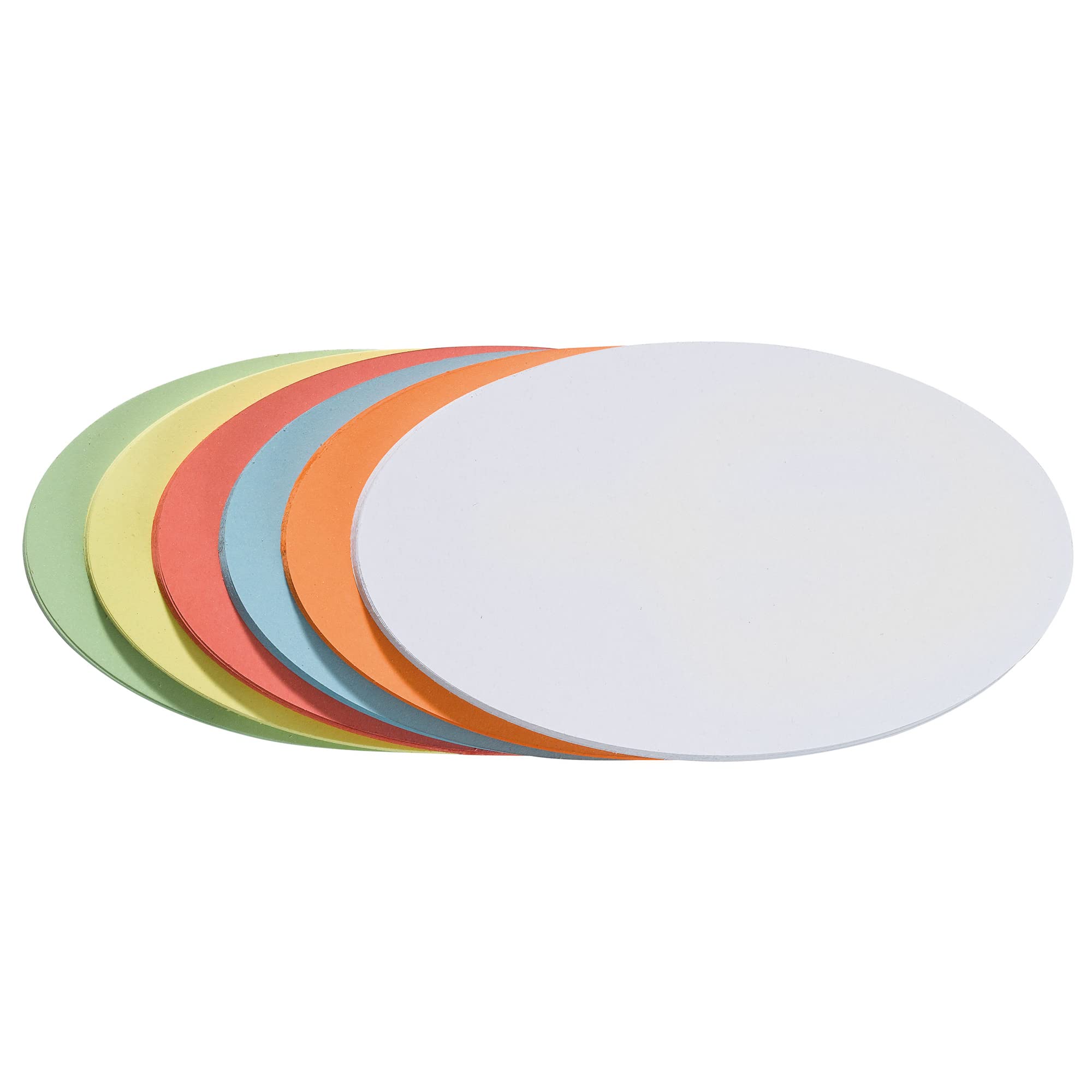 Franken UMZ 1119 04 Prompt Cards Oval 11 x 19 cm 130 GSM Pack of 500 Yellow 500 Stück Yellow