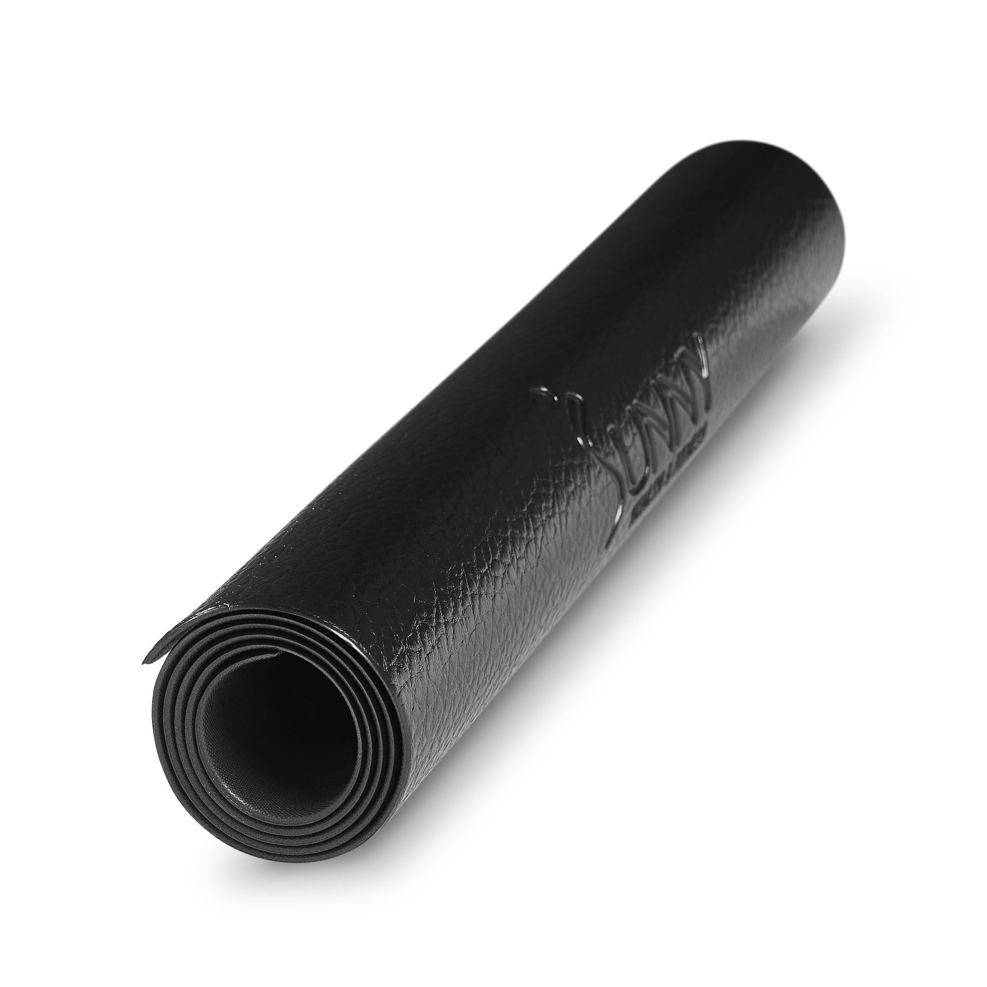 Sunny Health & Fitness Exercise Equipment Mat - Treadmill Mat, Exercise Bike Mat, Fitness Mat, Elliptical Mat, Jump Rope Mat, Gym Mat for Hardwood Floor, Carpet Protection - [4 Sizes Available]