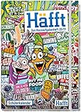 Häfft Hausaufgabenheft Deluxe A5 2020/2021 [Stickermania] Hardcover Schülerkalender, Schülerplaner mit Gummiband | nachhaltig & klimaneutral