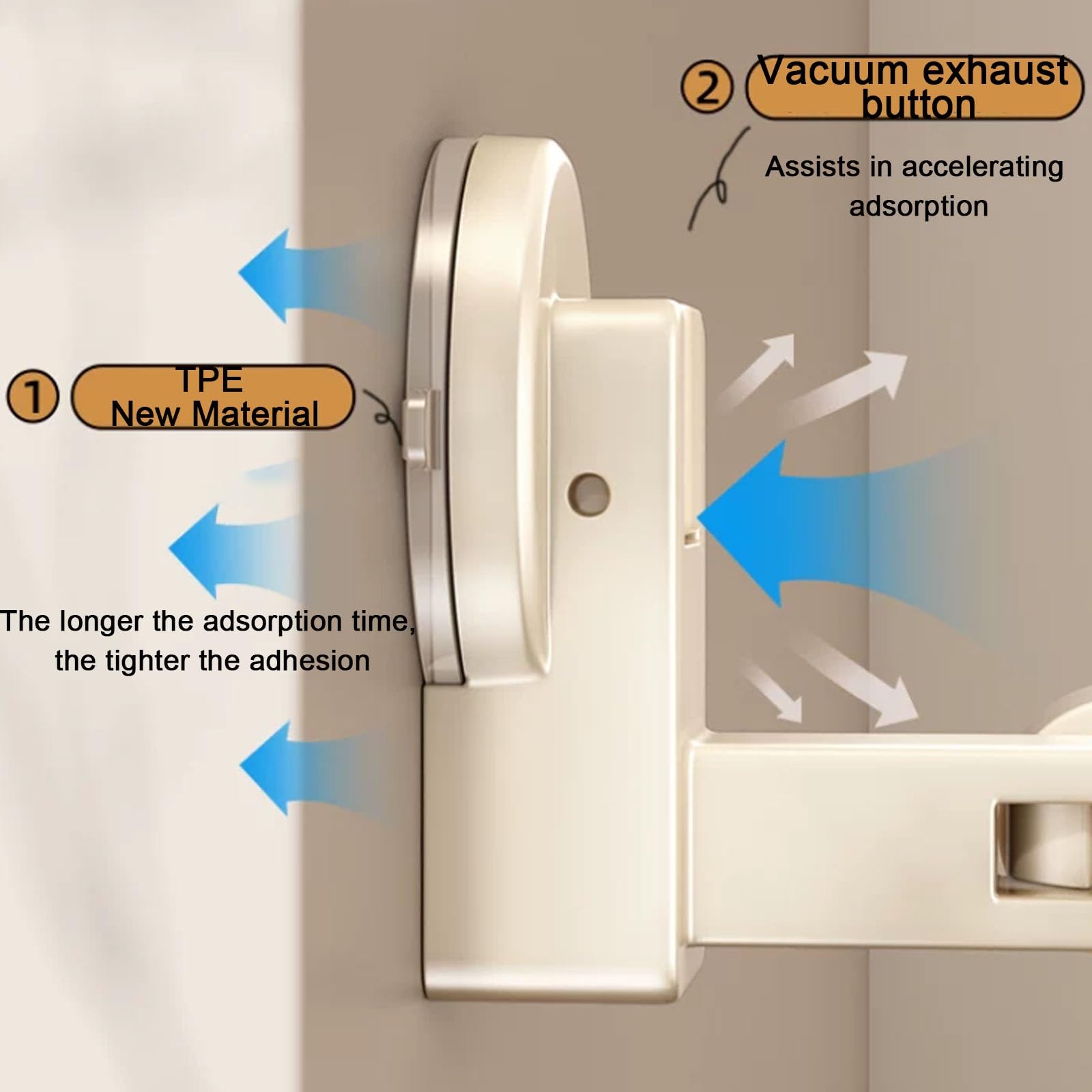 Barra Cortina Ducha, Barra Para Cortinas de 70-200 Cm, Barra Extensible
