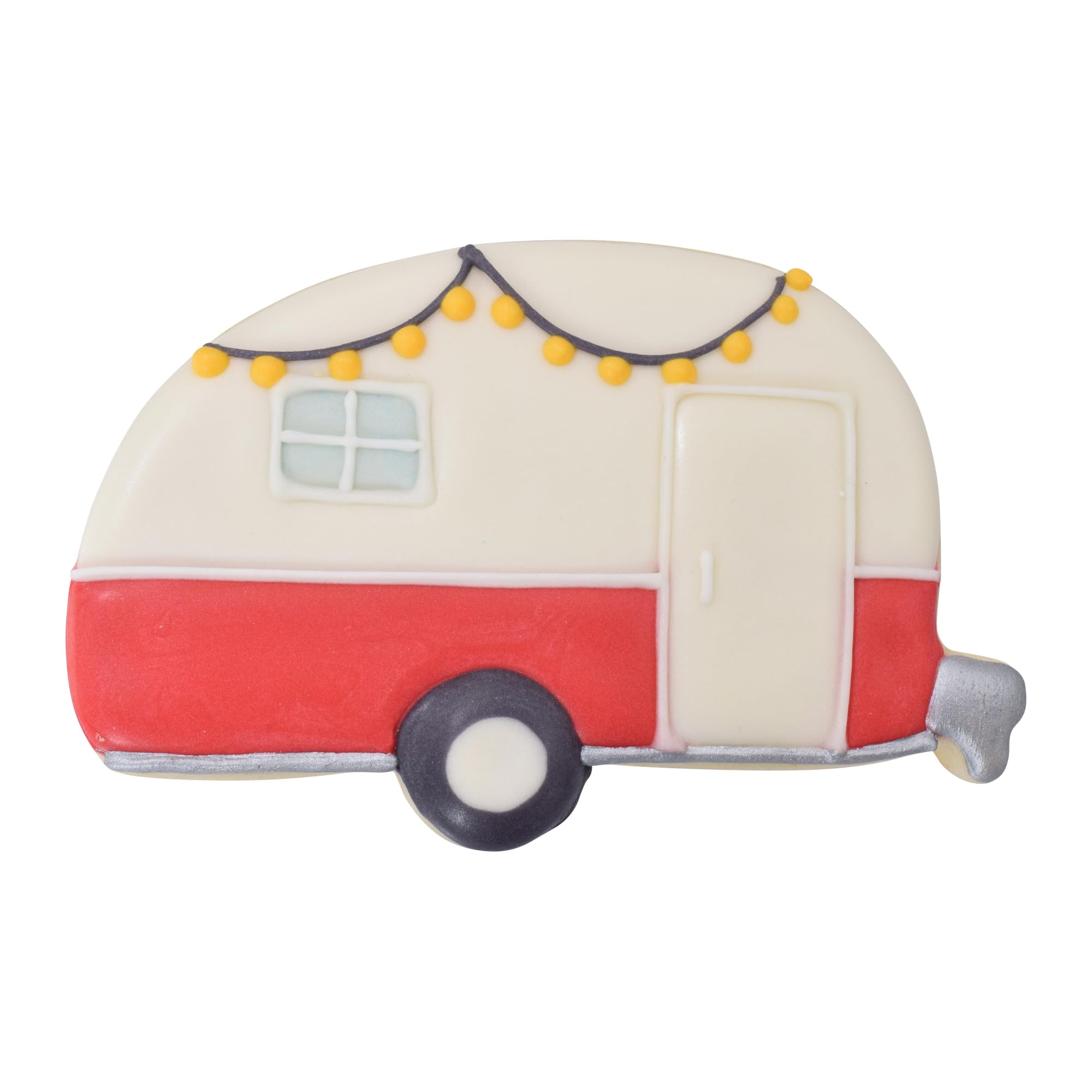 R&M Camper - Cortador de galletas de acero inoxidable (9,5 cm)