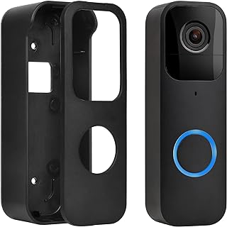 Adhesive Door Mount Compatible with Blink Video Doorbell, No-Drill Mounting Bracket, Accessories for Blink Doorbell Security System - Black